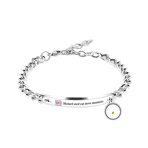 Pink cz&silver color plate-Round seed