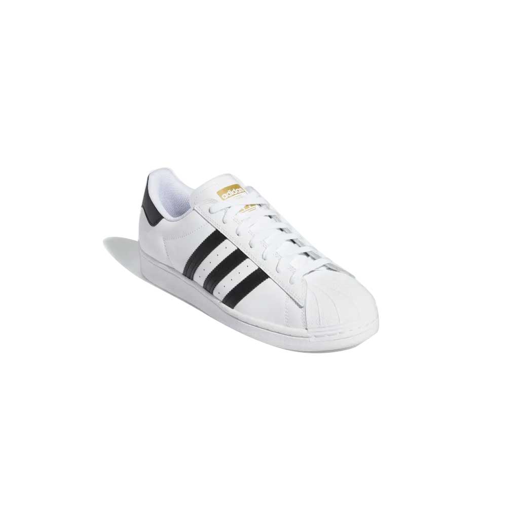 Adidas Superstar ADV Sneakers - Cloud White/Core Black/Cloud White | Classic White & Black Low-Top Shoes for Men & Women | Perfect for Casual Wear, Street Style & Everyday Fashion