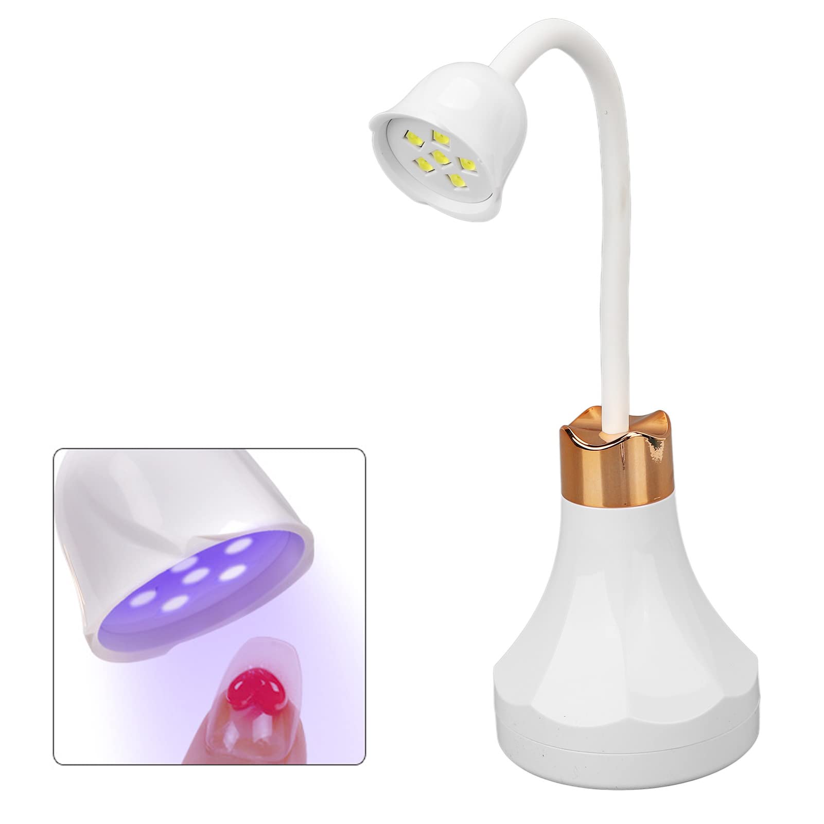 Ubersweet® 18W LED UV Nail Dryer Lamp - Professional 6-Lamp Chip Gel Polish Curing Light for Manicure & Pedicure | Perfect for Home Salon, Nail Art Enthusiasts & DIY Manicures