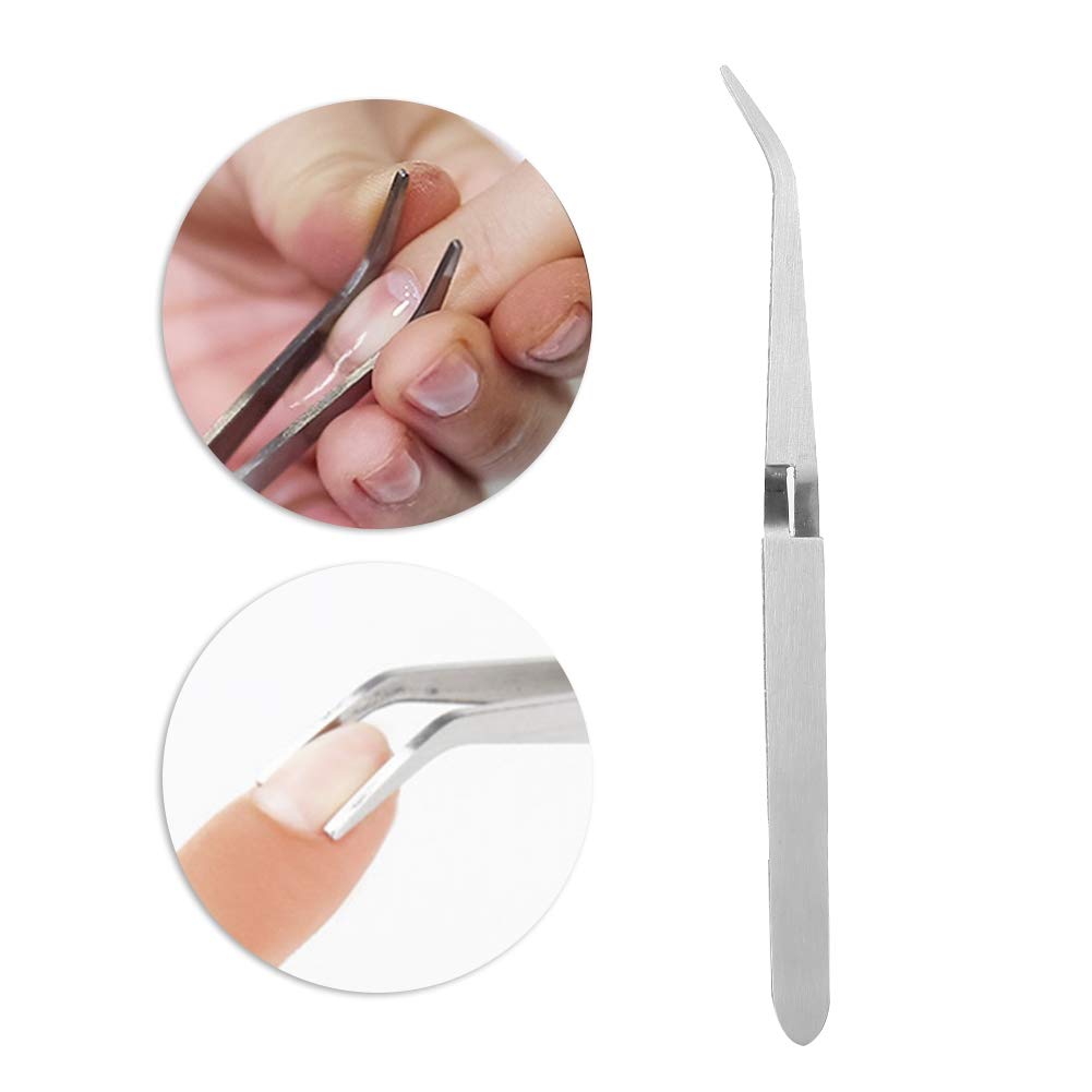 Professional Nail Shaping Tweezers - Stainless Steel Nail Art Tool for Precise Manicure & Pedicure | Perfect for Home Salon, DIY Nail Designs & Professional Use