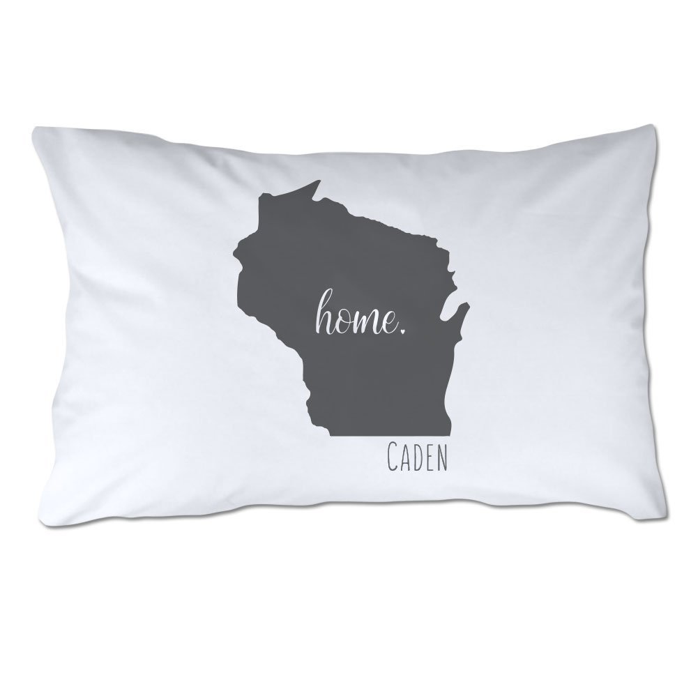 Custom Wisconsin State Home Pillowcase - Personalized Bedding Decor for Couples, Gifts & Home Styling