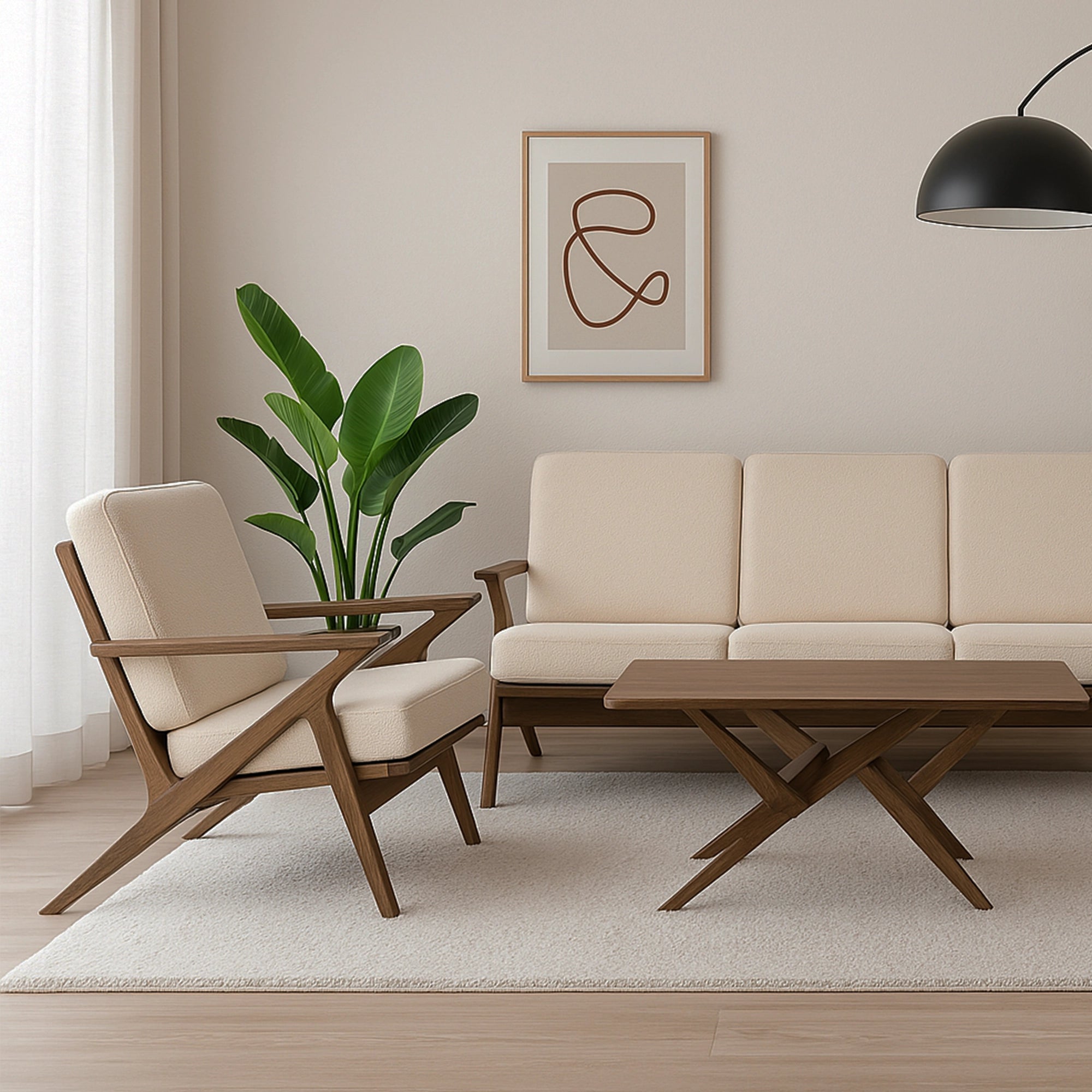 Niko 2 Seater Sofa - Modern Loveseat for Small Spaces | Perfect for Apartments, Living Rooms & Cozy Home Decor