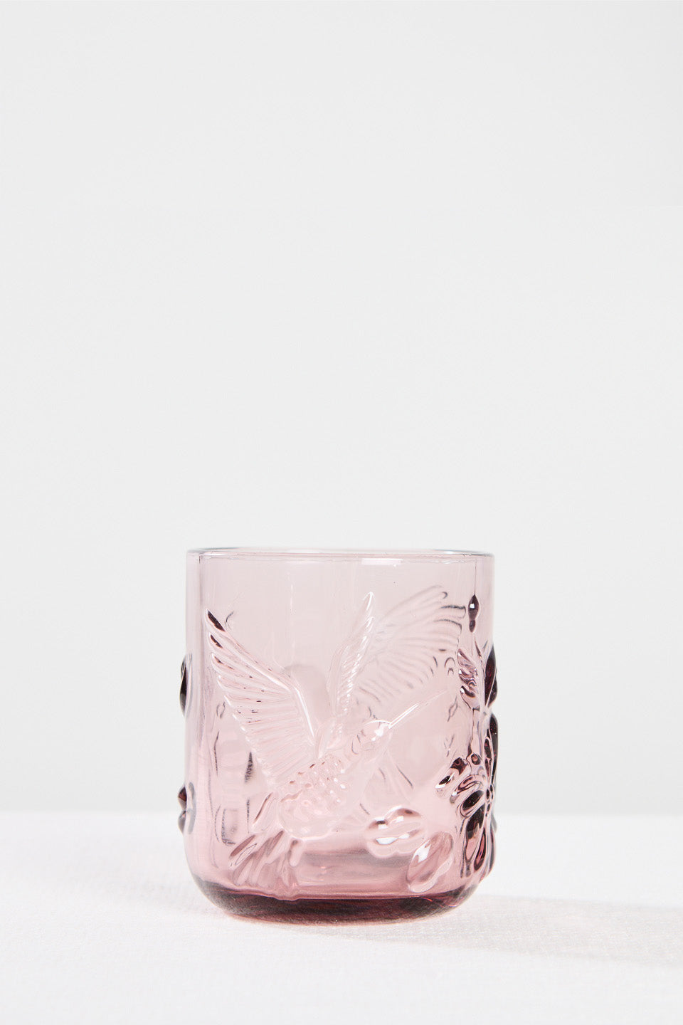 Beautiful Dawn Pink Rainforest Glass - Handcrafted Artisan Glassware for Home Decor, Gifts & Special Occasions | Perfect for Dining, Parties & Elegant Table Settings