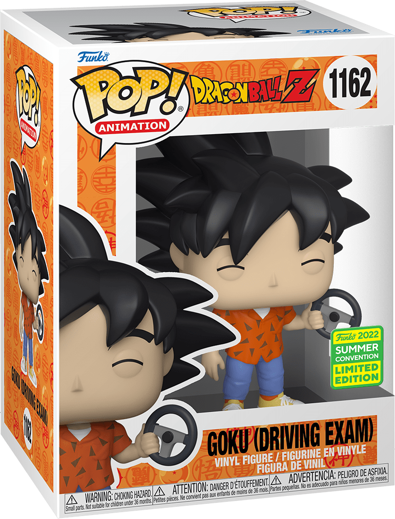 Dragon Ball Z Goku Driving Exam Summer Convention Exclusive Action Figure #1162 - Perfect for Anime Collectors & Dragon Ball Fans