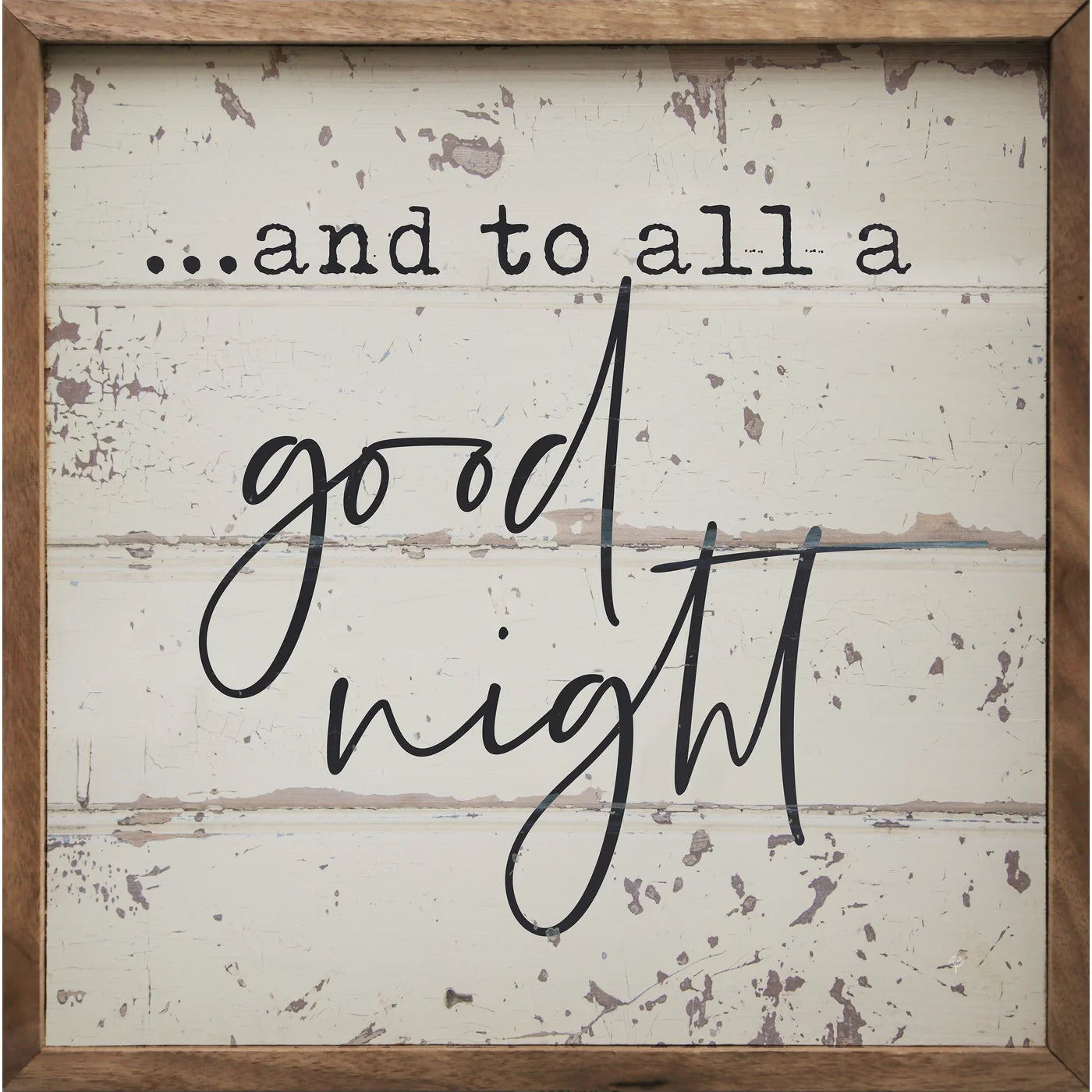 And To All A Good Night