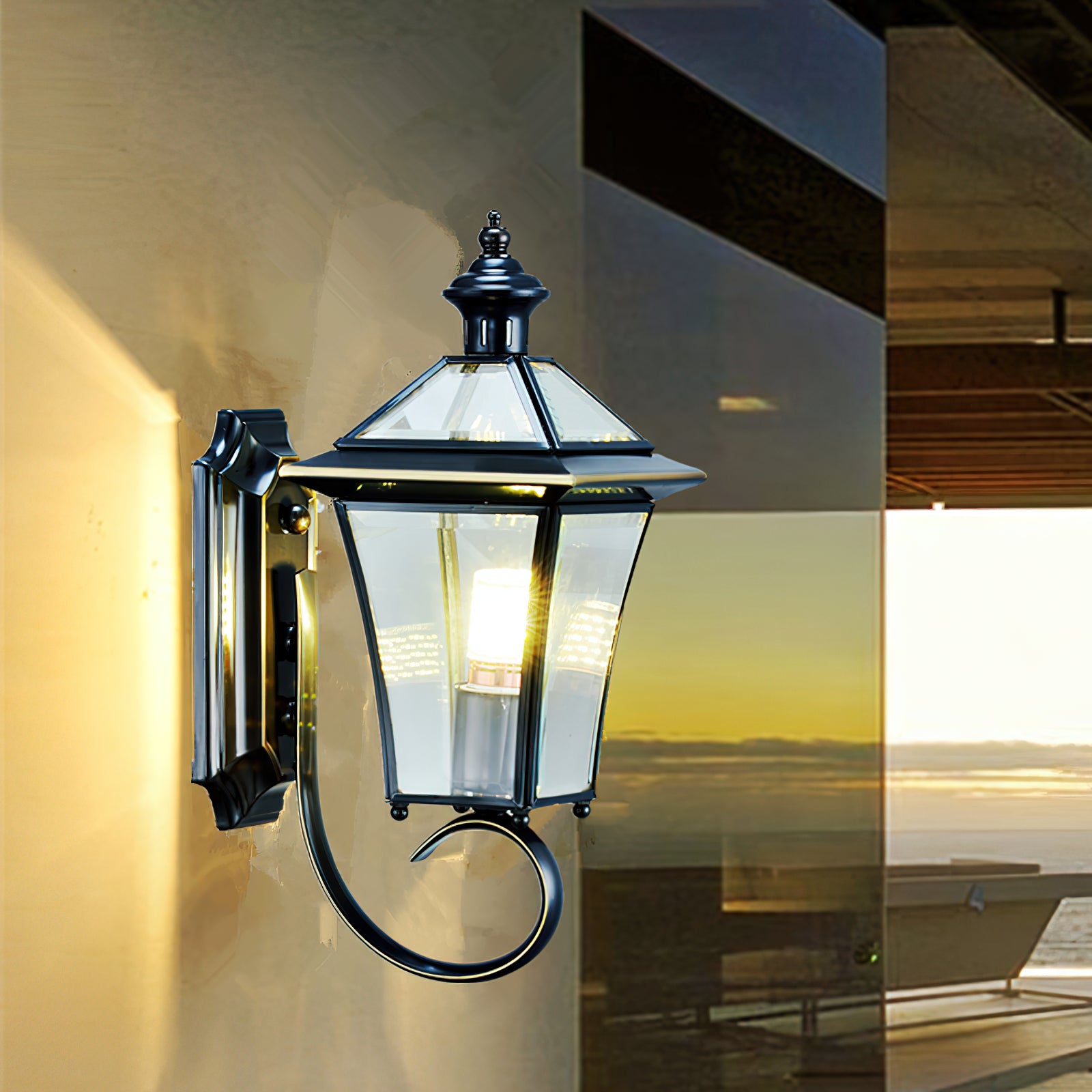 Outdoor Courtyard Decorative Wall Lamp - Waterproof LED Garden Lighting for Patio, Porch & Backyard - Perfect for Evening Ambience & Landscape Accent