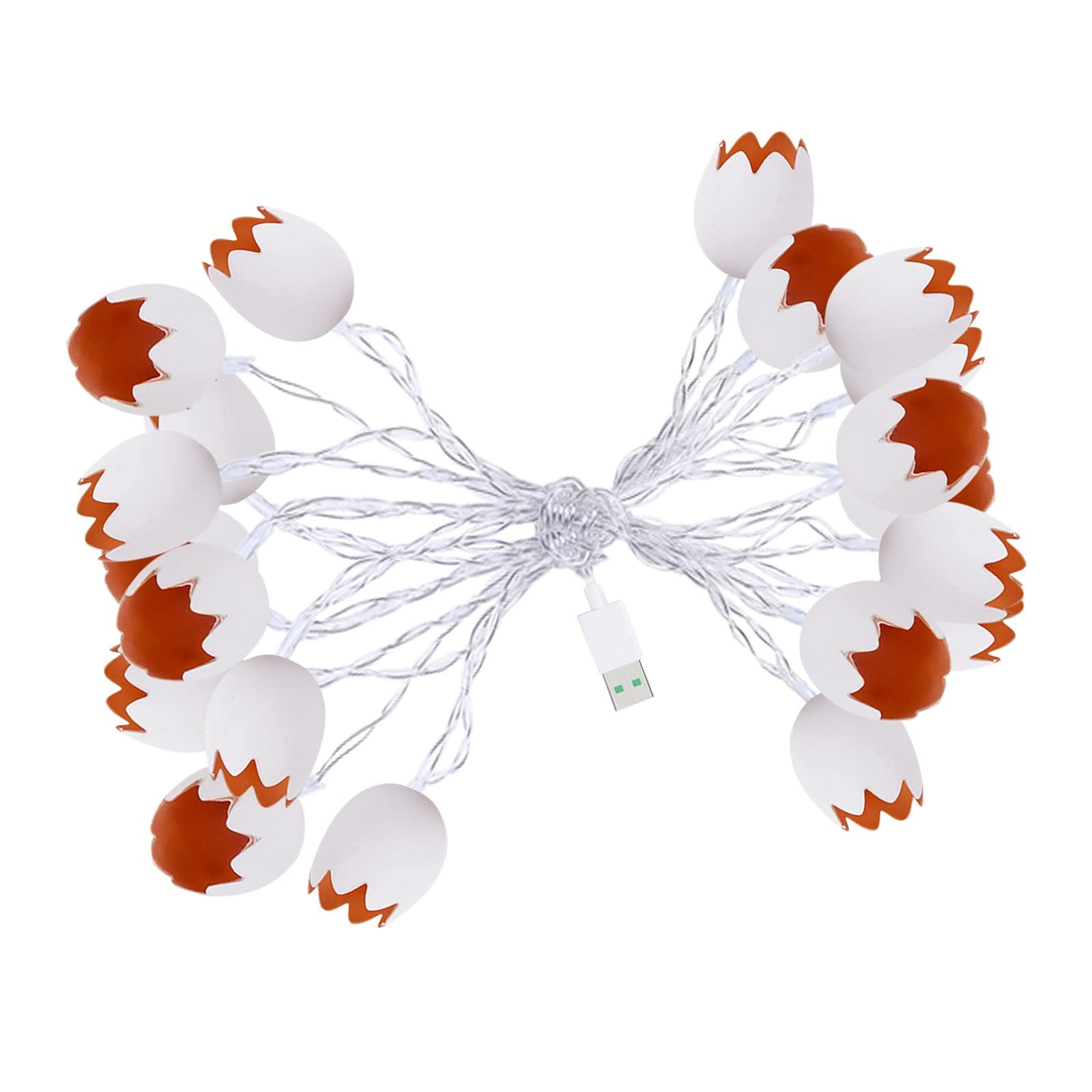 Easter LED String Lights - Colorful Broken Egg Shell Decorations for Easter, Christmas & Home Party Lighting - Indoor & Outdoor Use for Holidays, Garden, Patio, and Festive Events