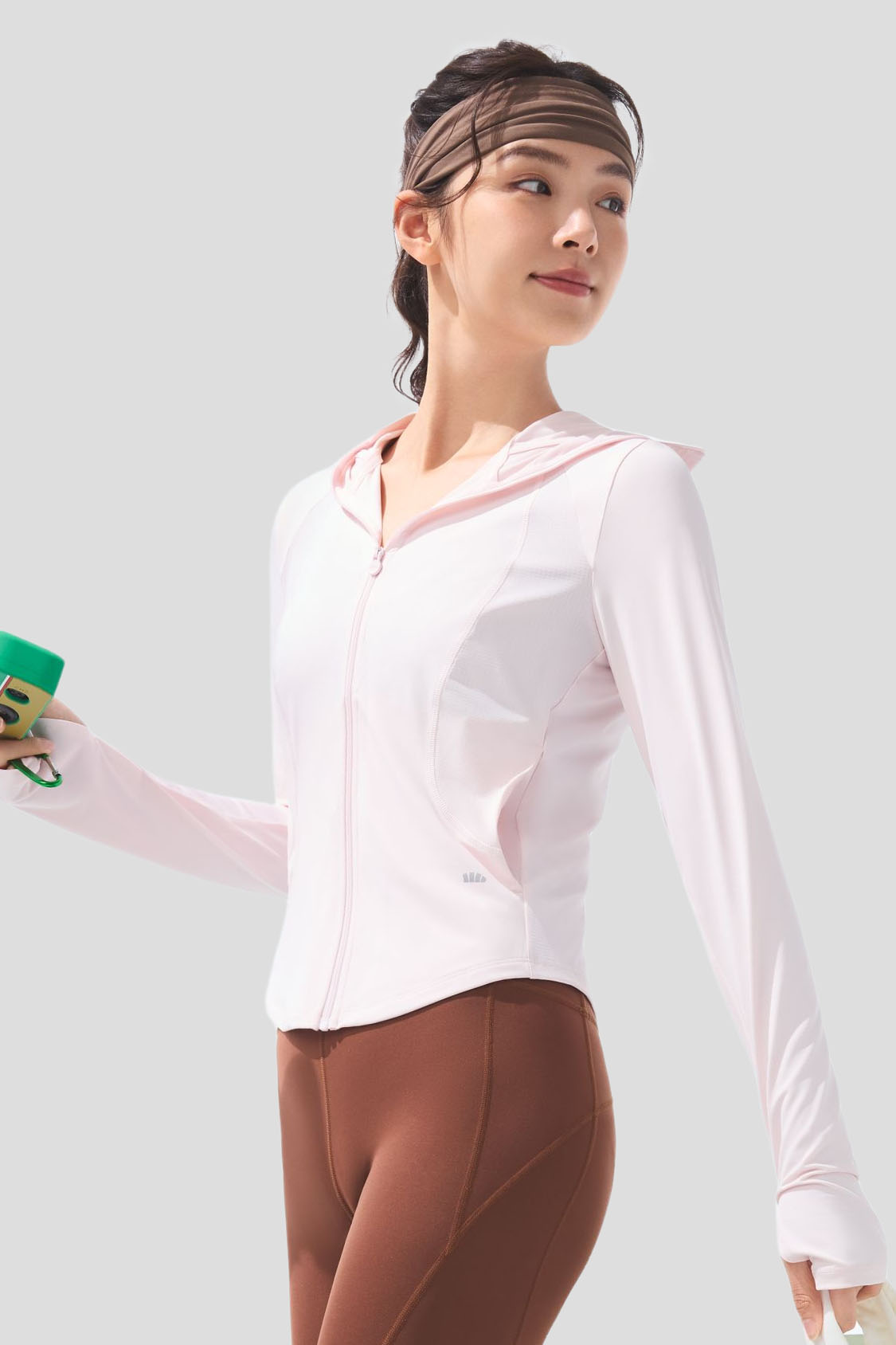 Sleek Women's Cooling Slim Fit Sun Jacket UPF100+ AL119 - Lightweight UV Protection for Outdoor Activities, Hiking & Beach Wear
