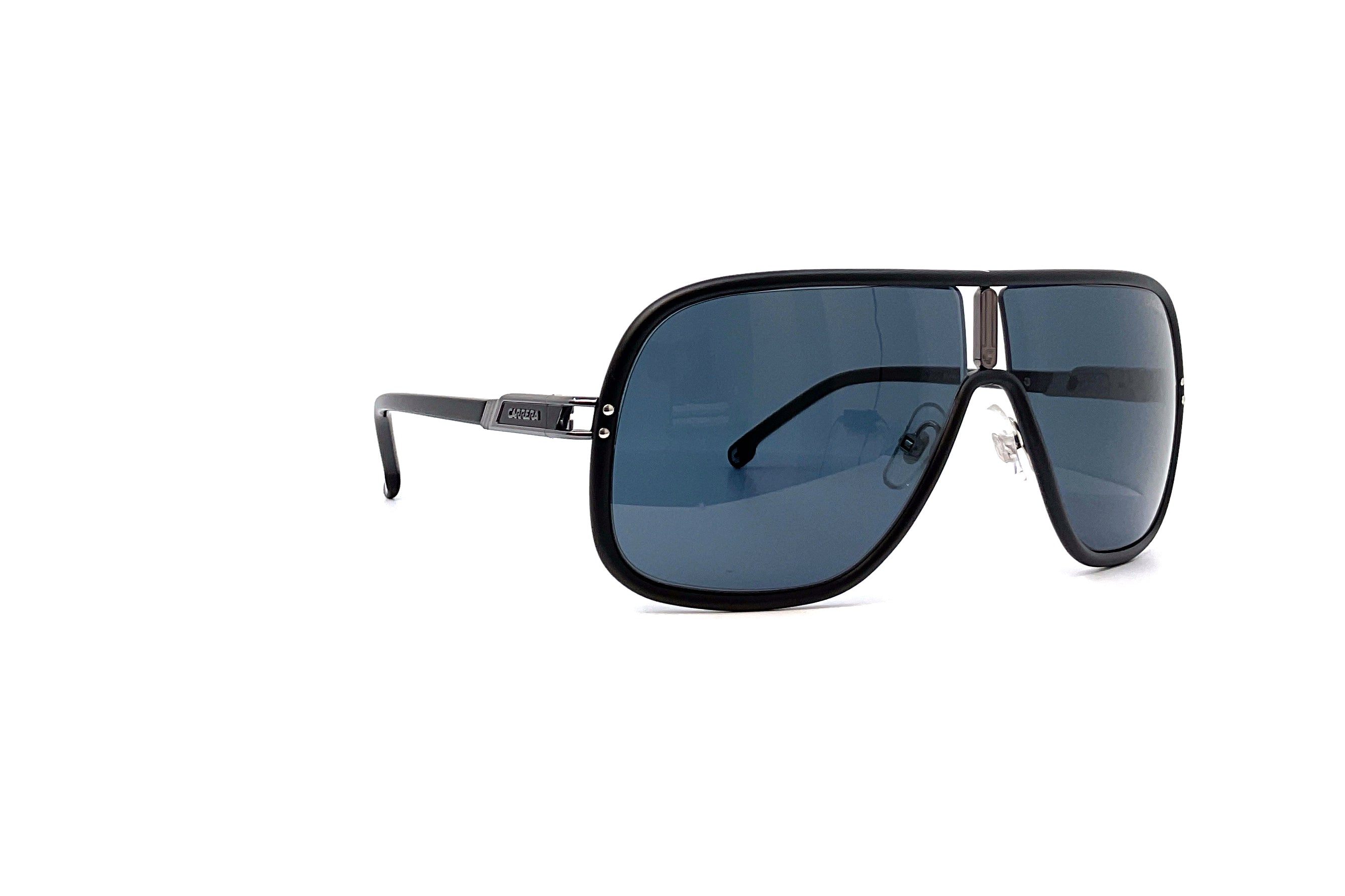 Carrera Flaglab II Matte Black Sunglasses - Polarized UV Protection for Men & Women - Perfect for Driving, Running, and Outdoor Activities