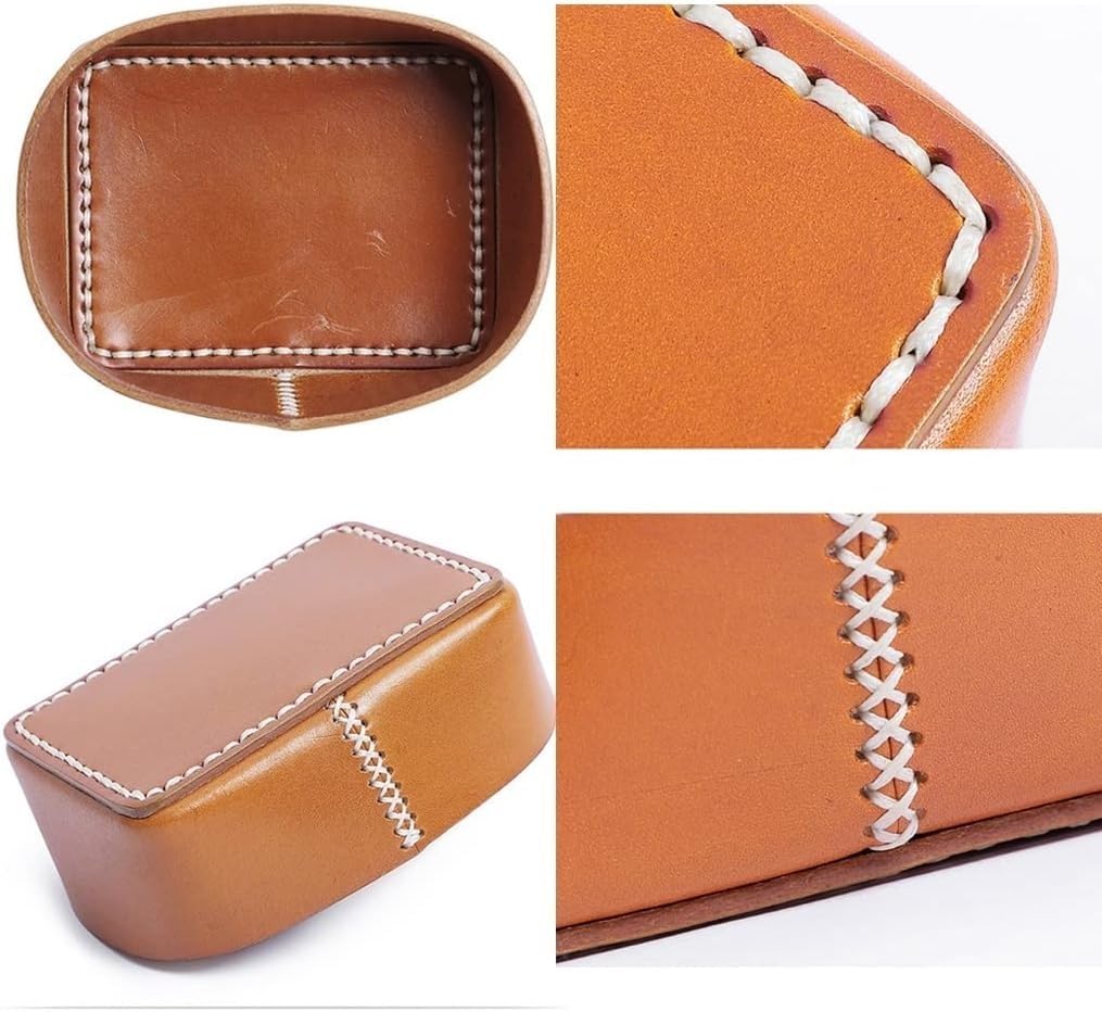 Premium Leather Key Tray - Entryway Organizer for Keys, Jewelry & Watches | Decorative Storage Tray for Tabletop, Desk & Nightstand | Perfect for Home, Office & Gift Giving (Green)