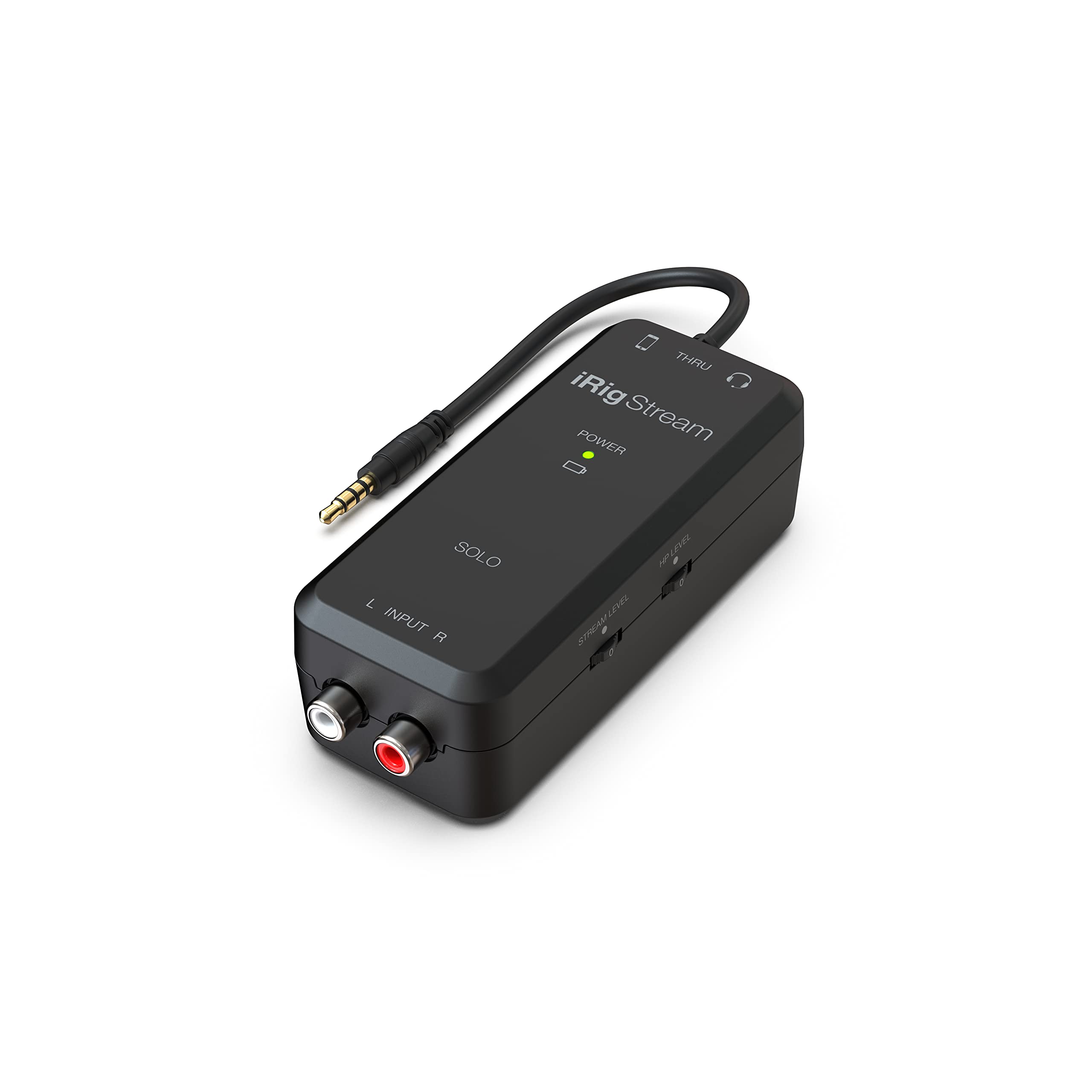 IK Multimedia iRig Stream SOLO Portable Audio Interface for iOS & Android - iPhone, iPad, Mac, PC - 1/8