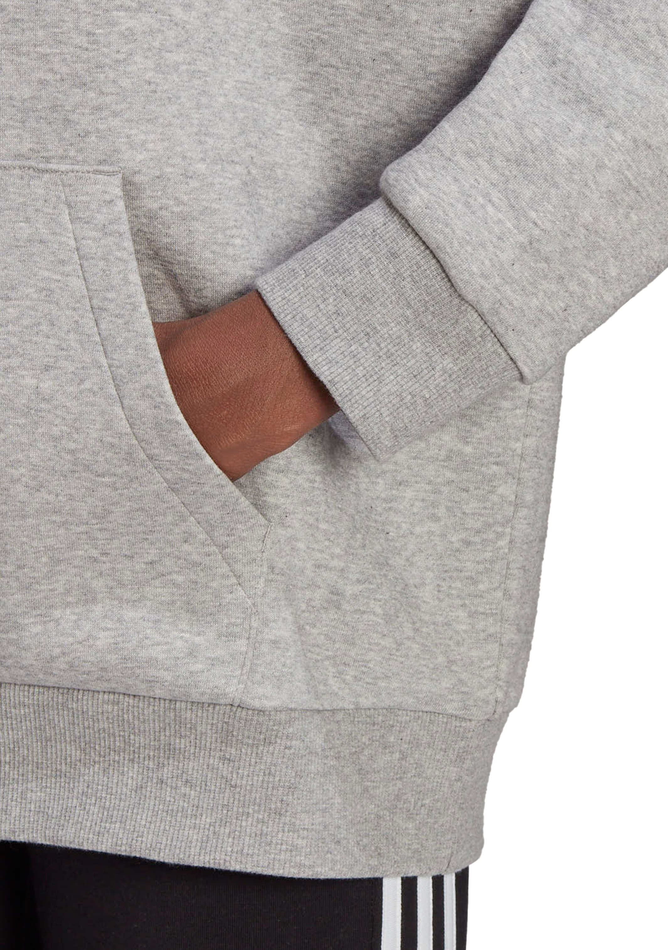 Adidas Women's Essential Boyfriend Logo Hoodie - Soft Fleece Pullover Sweatshirt with Front Pocket | Casual Loungewear, Gym Wear & Street Style Fashion