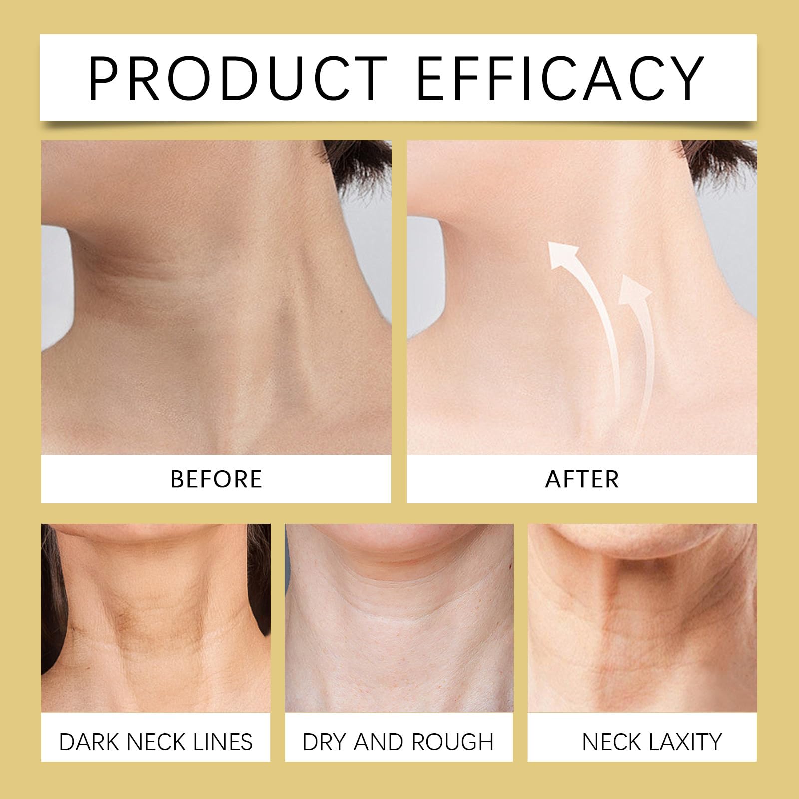 Ah-8 Neck Firming Cream with Double Roller - Tighten & Lift for Women | Daily Skincare Routine
