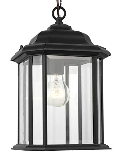 Generation Lighting 60031-12 Modern Outdoor Pendant Light - Weatherproof Hanging Fixture for Porch, Patio & Garden Decor