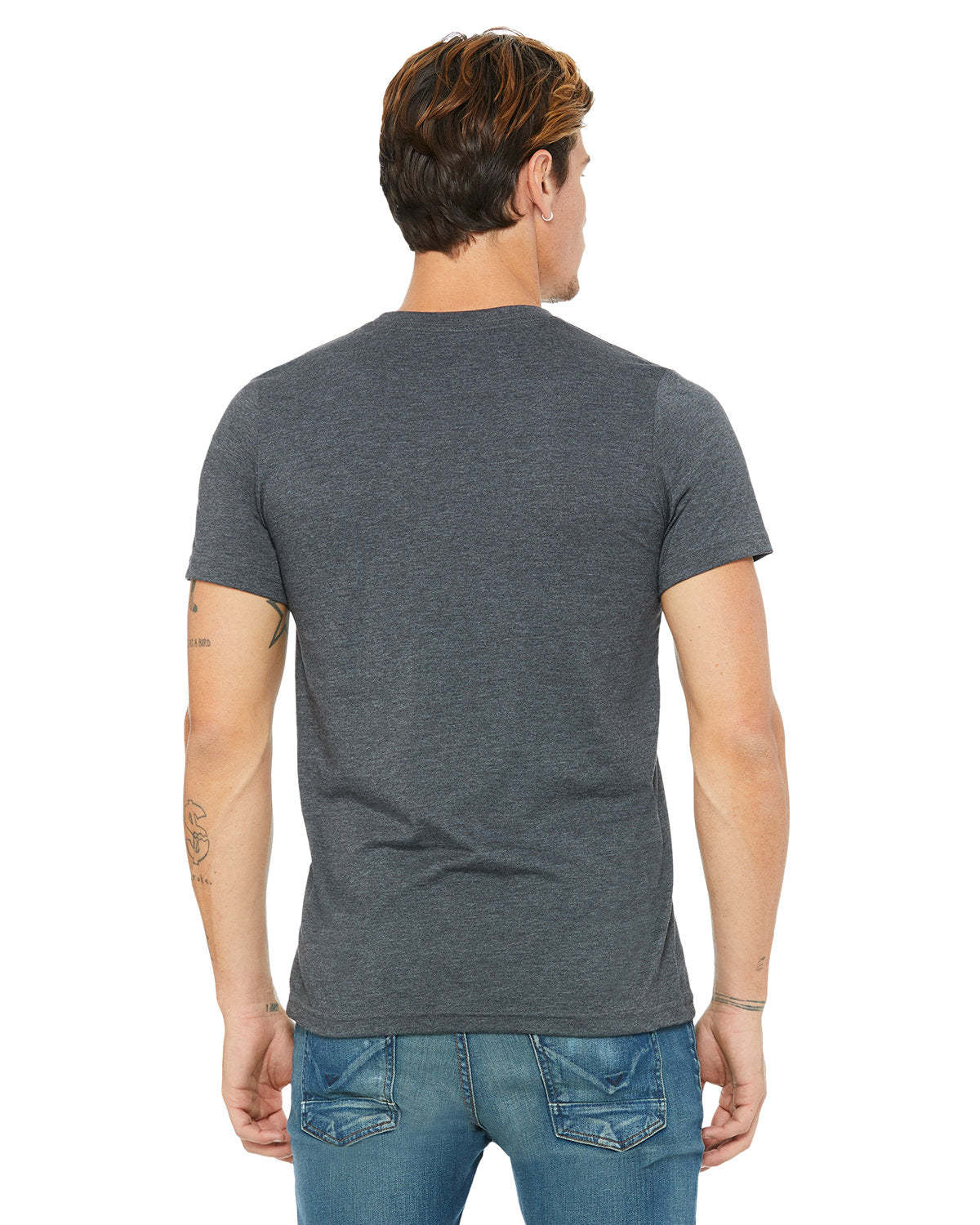Bella + Canvas 3001CVC Unisex Heather CVC Crew Neck T-Shirt - Soft Cotton Blend Tee for Men & Women - Perfect for Casual Wear, Screen Printing & Everyday Outfits