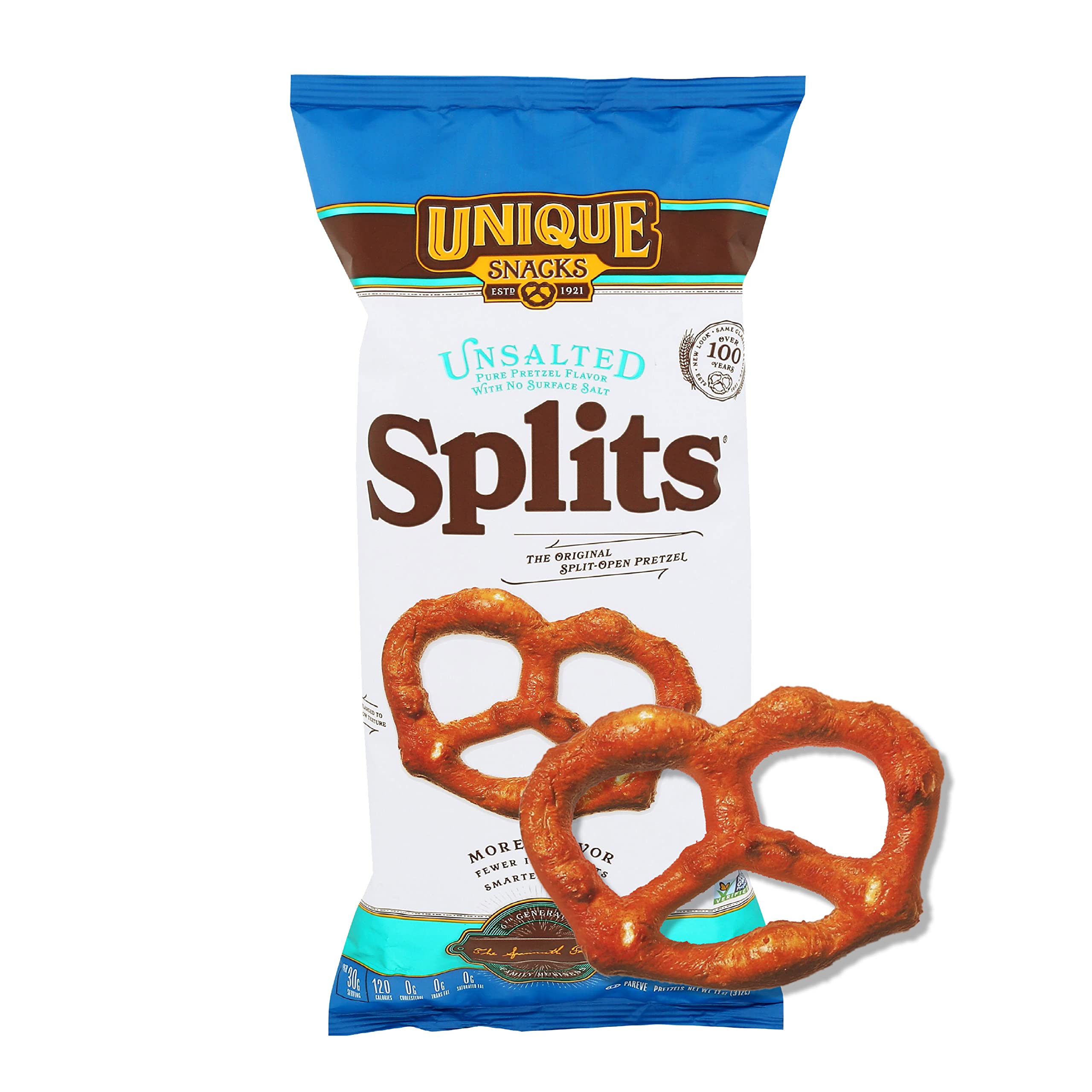 Unsalted Split Pea Snacks - Vegan, Non-GMO, OU Kosher Certified, 11oz Bags (Pack of 3) | Healthy Plant-Based Protein Snack for On-the-Go, Office, or Home