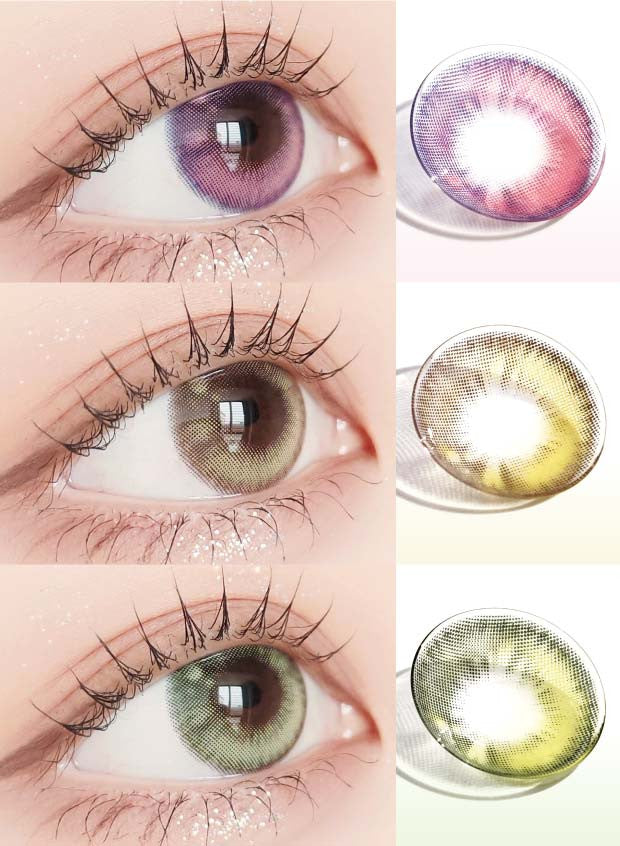 Fairy Brown Monthly Contact Lenses (2 Pack) - Comfortable & Natural-Looking for Daily Wear, Cosplay, and Special Occasions