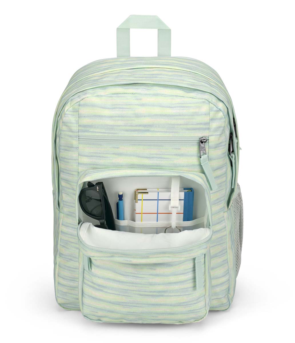 JanSport Big Student Backpack 70s Space Dye Fresh Mint - Durable School & College Backpack for Laptops, Books & Essentials - Perfect for Campus, Travel & Everyday Use