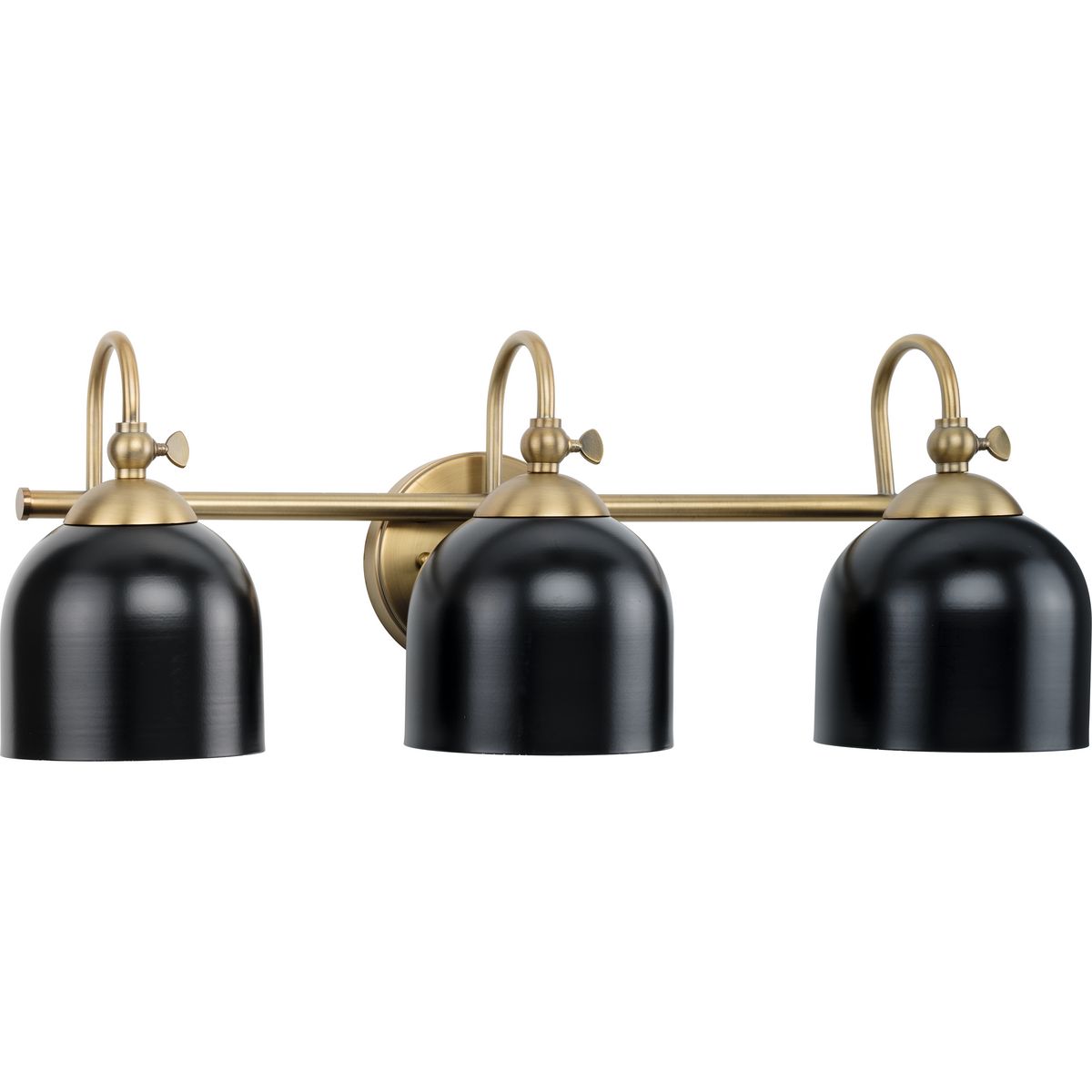 Dalton Collection 3-Light Metal Shade Bathroom Vanity Light Fixture - Perfect for Modern Bathroom, Powder Room & Dressing Area Lighting