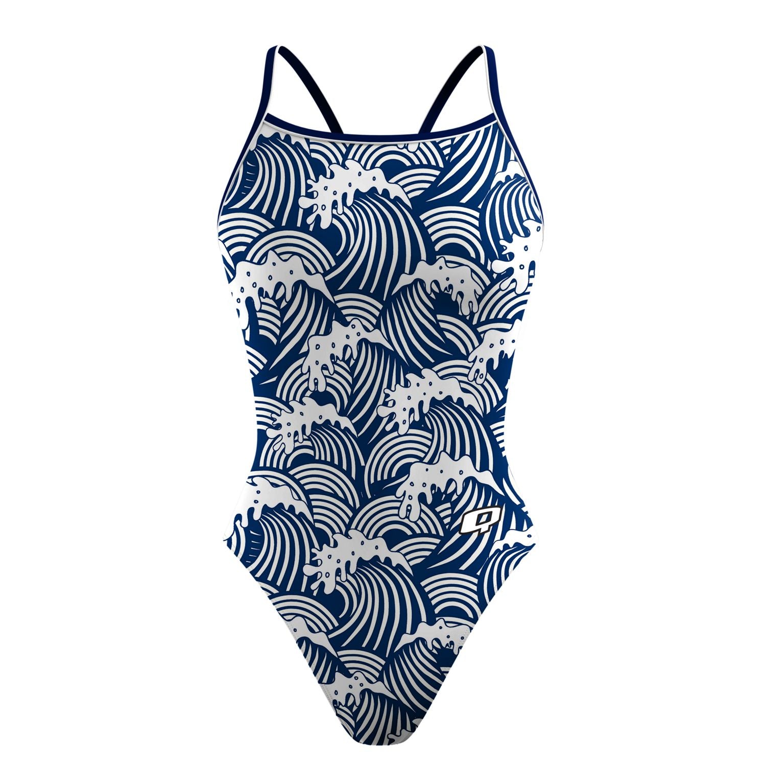 White Cap Sunback Tank Swimsuit for Women - High Neck Racerback One Piece Bathing Suit - Perfect for Swimming, Beach Vacations & Summer Activities
