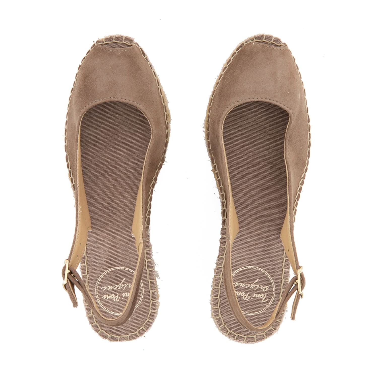 Women's Comfortable Suede Leather Wedge Espadrilles - Breathable Cushioned Sandals for Summer, Beach & Casual Outings