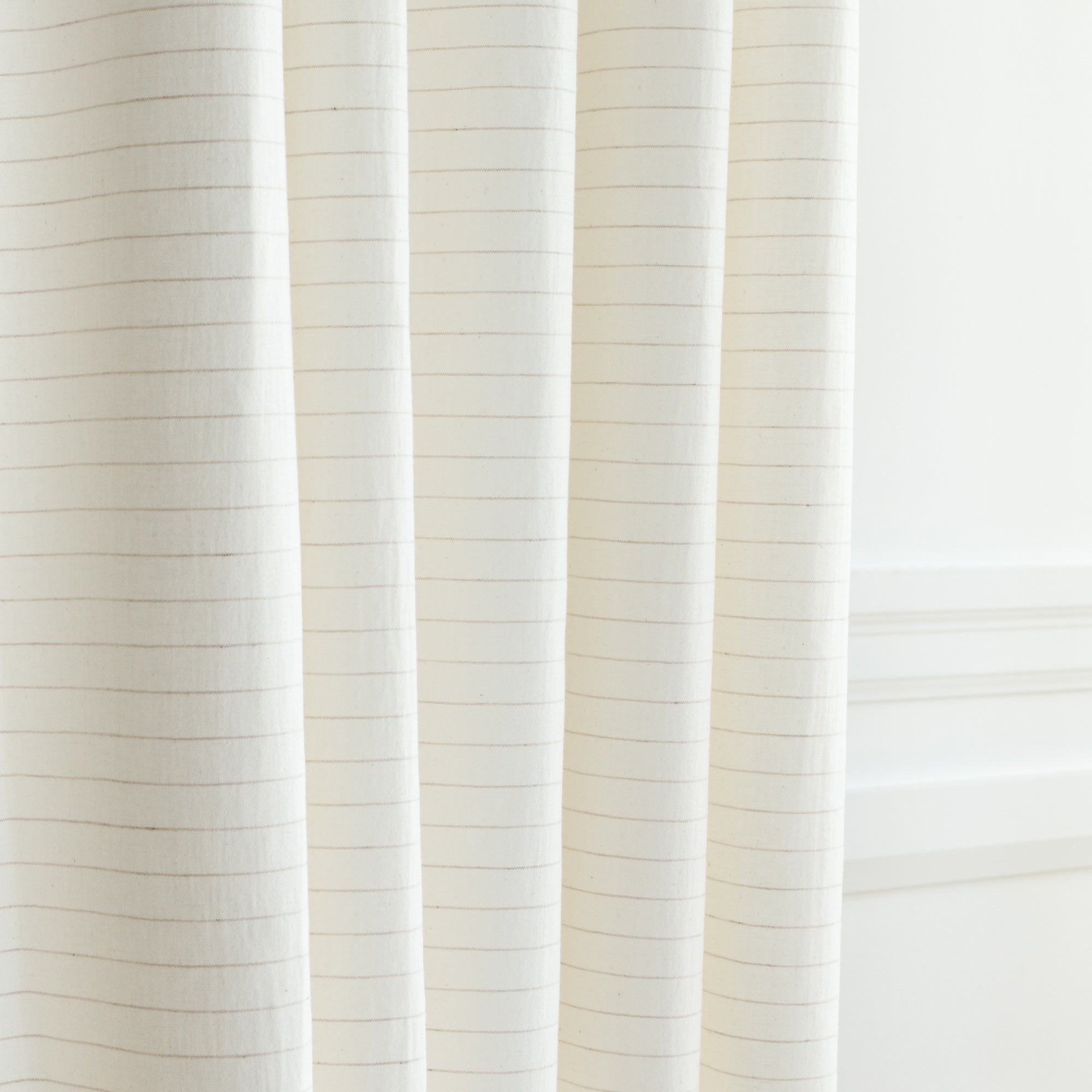 Premium Hudson Stripe Fabric - 100% Natural Cotton Textile for Upholstery, Curtains & Home Decor | Soft & Durable Material for DIY Sewing Projects