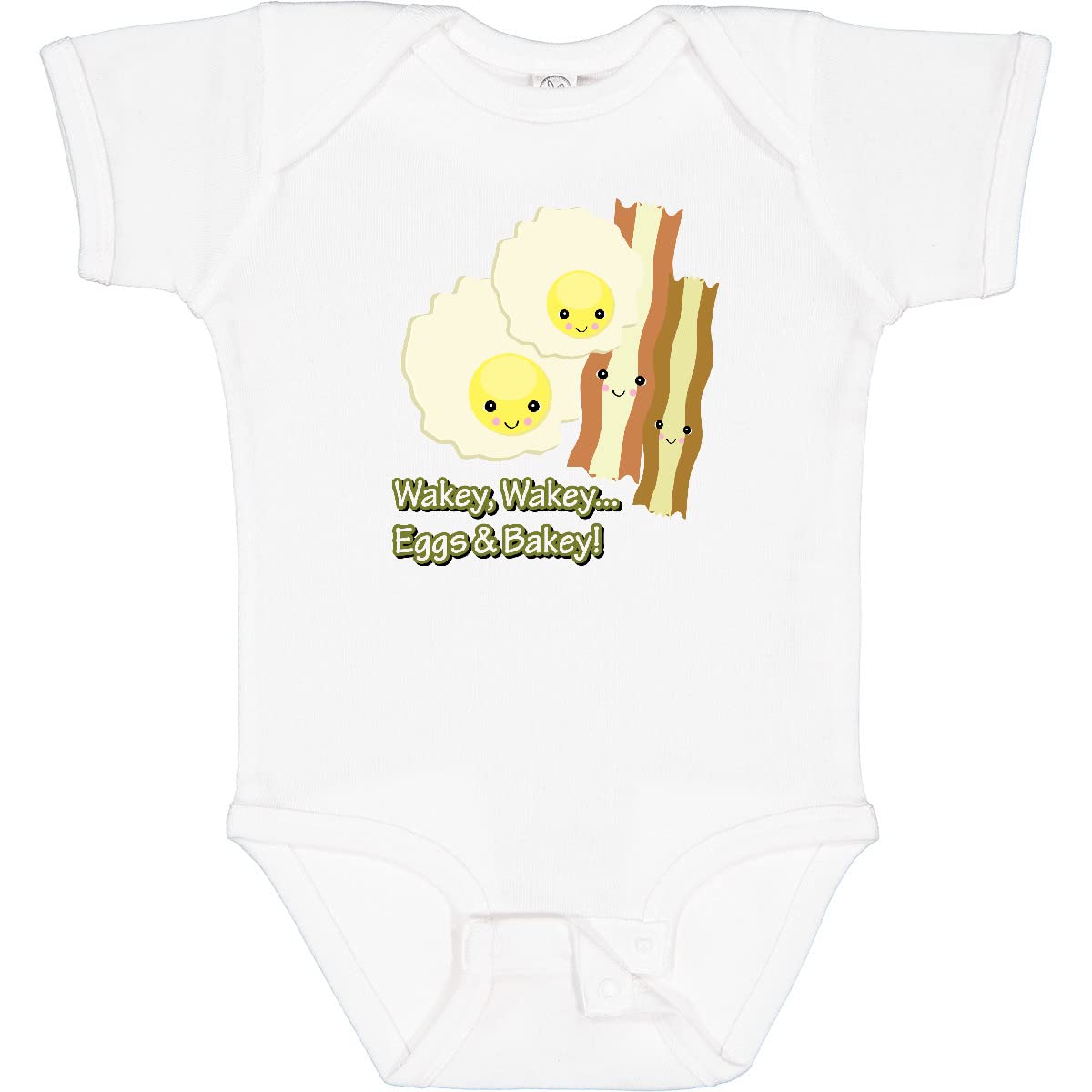 Cute Kawaii Wakey Bakey Baby Bodysuit - Perfect for Playtime & Photos