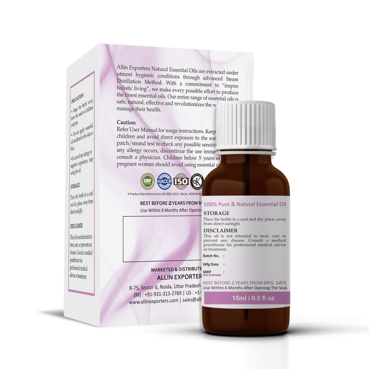Pure Natural Undiluted Cypress Essential Oil 15ml - 100% Therapeutic Grade for Skincare, Haircare & Aromatherapy | Stress Relief, Massage Oil & Diffuser Blends