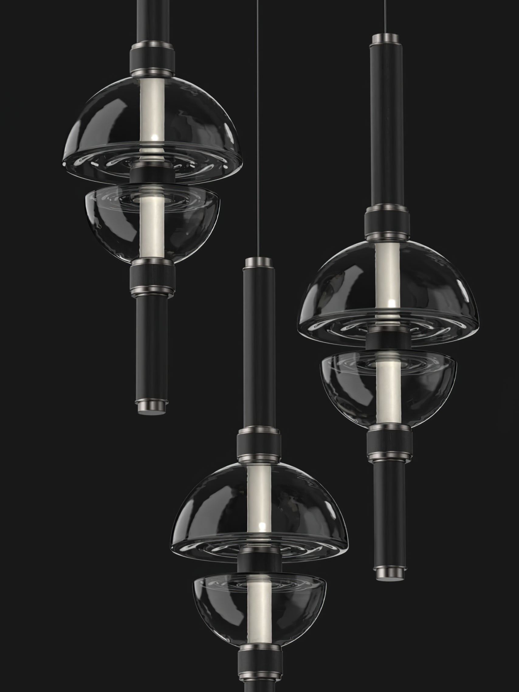 Aurora Luminosity Pendant Lamp - Modern Nordic Style LED Hanging Light for Bedroom, Living Room, Dining Room & Kitchen Decor