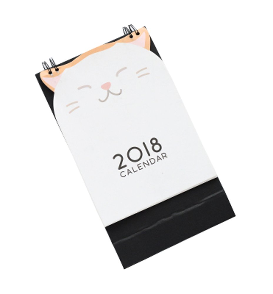 2018 Cute Small Fresh Practical Notebook Desktop Calendar - Stylish Planner for Office, School & Home Organization | Perfect for Daily Scheduling, Goal Tracking & Memo Writing