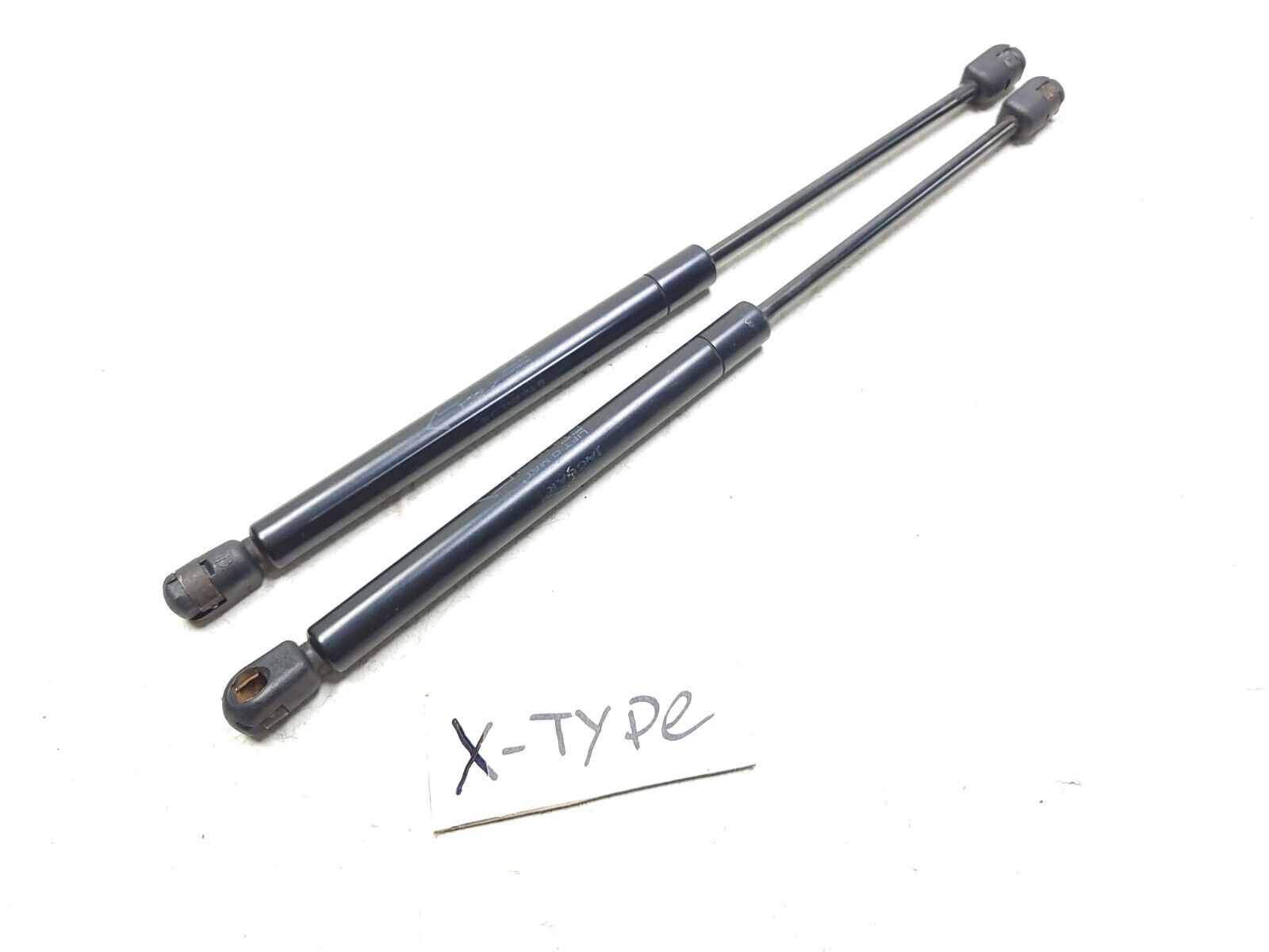 02 08 Jaguar X-Type Hood Shock Support Struts 2pcs OEM 86k - Perfect for Smooth Hood Operation & DIY Car Maintenance
