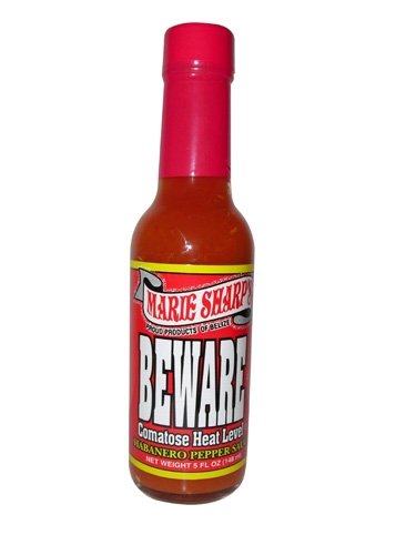 Marie Sharp's Beware Hot Sauce - 2 Pack | Extra Hot Habanero Pepper Sauce | Perfect for Tacos, Wings & Spicy Recipes | Made in Belize