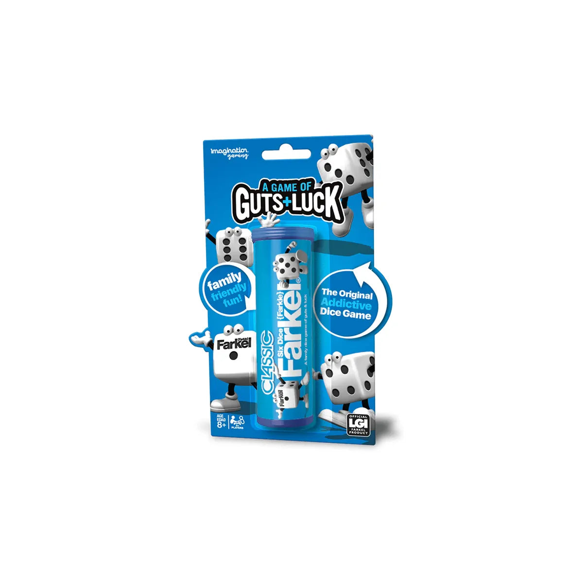 Farkel Dice Tube - Portable Dice Holder for Farkel Game - Perfect for Travel, Camping, and Family Game Nights