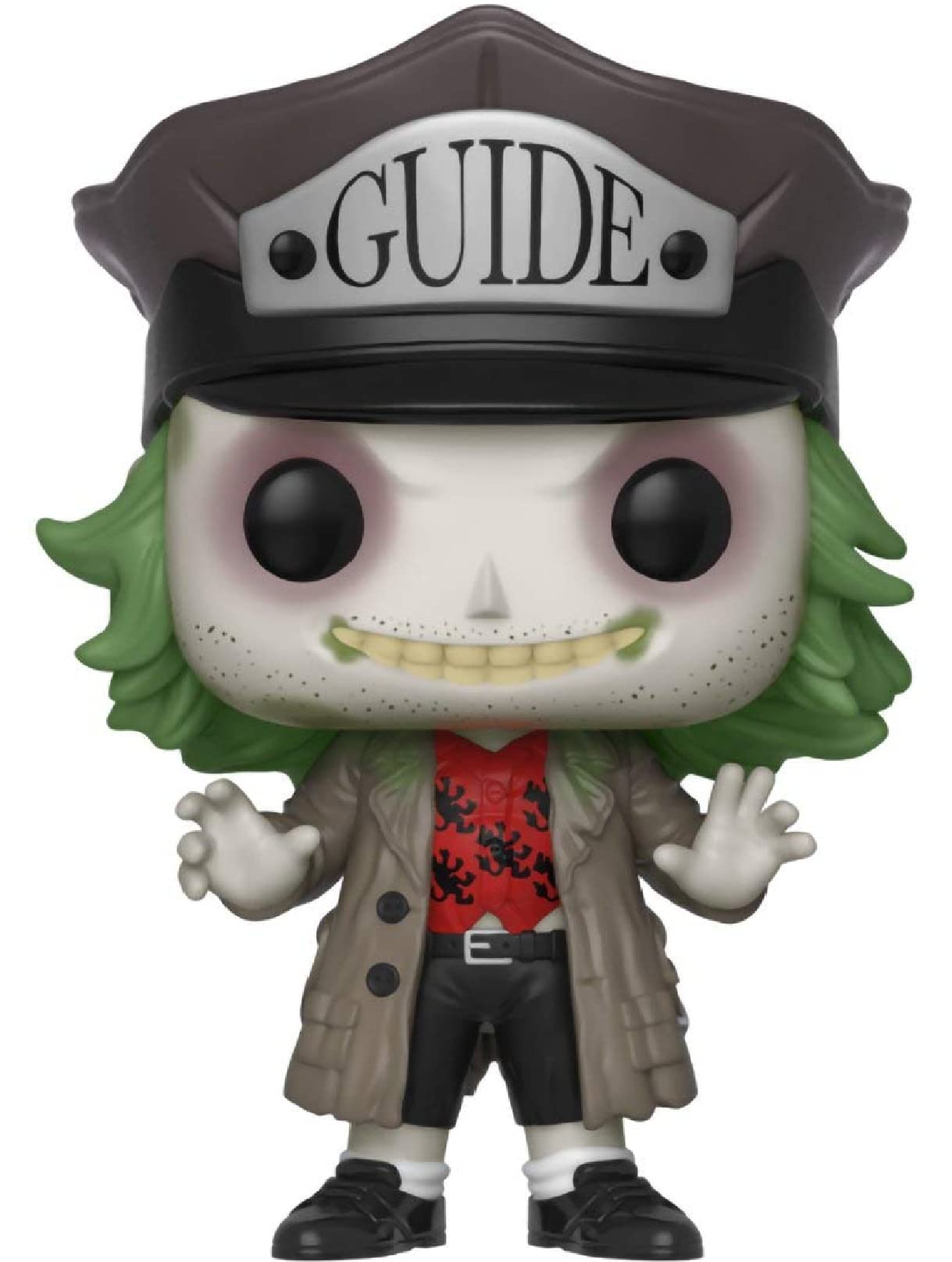 Beetlejuice with Hat Funko Pop! Vinyl Figure - Collectible Movie Character Toy (Includes Pop Box Protector Case) - Perfect for Display, Gifts & Pop Culture Collections