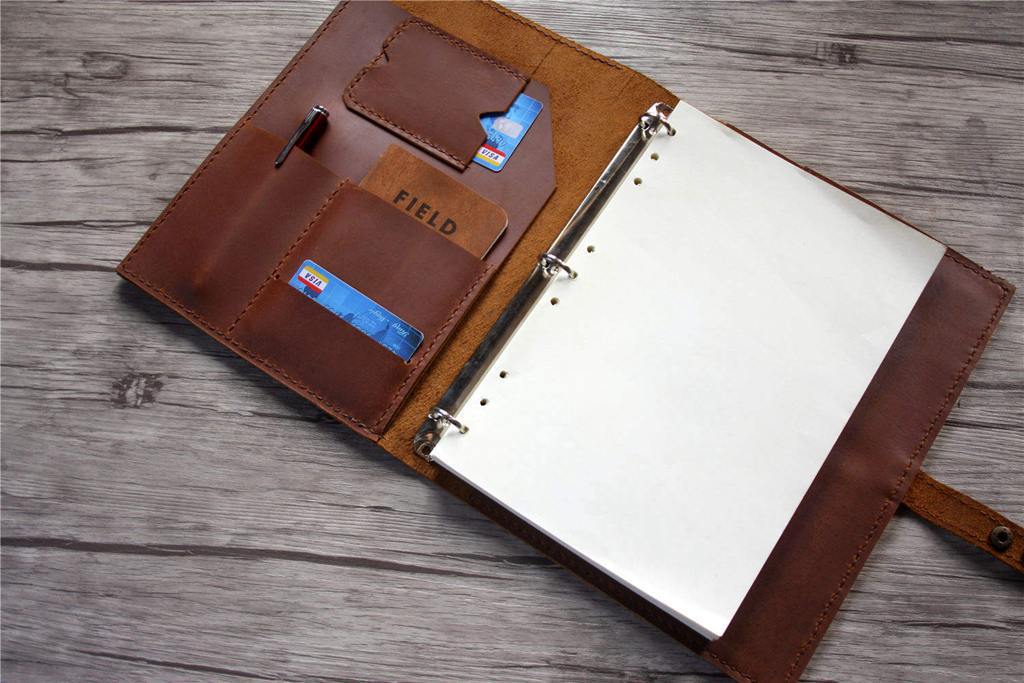 Premium Custom Saddle Leather Organizer Wallet for Men - RFID Blocking Bifold Wallet with Multiple Card Slots & Cash Pocket - Perfect for Travel, Business, and Everyday Use