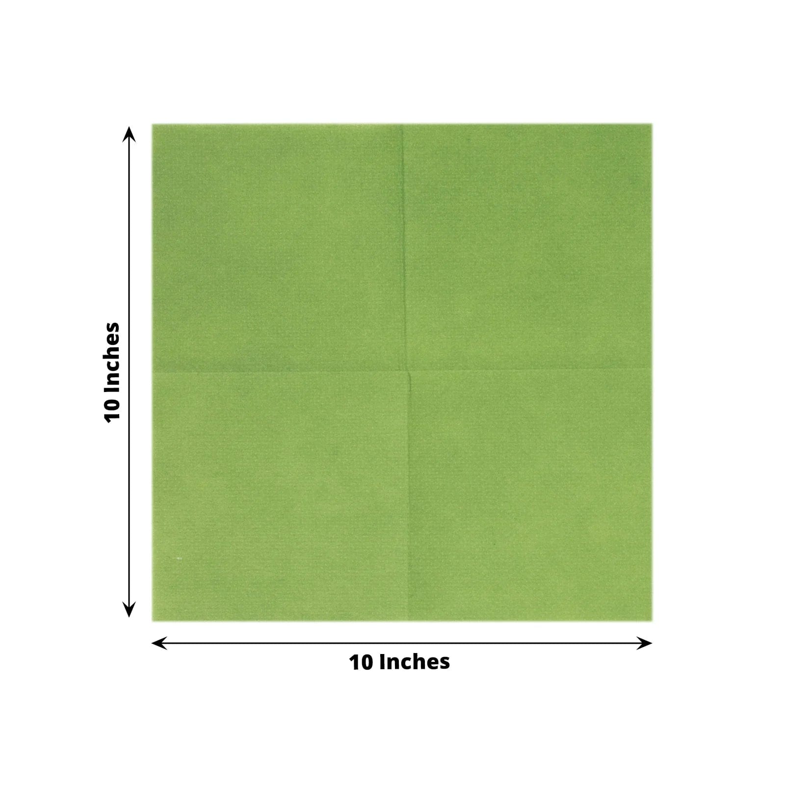 Premium 20-Pack 10x10 Inch White Airlaid Paper Cocktail Napkins - Soft, Absorbent & Disposable for Parties, Weddings & Events