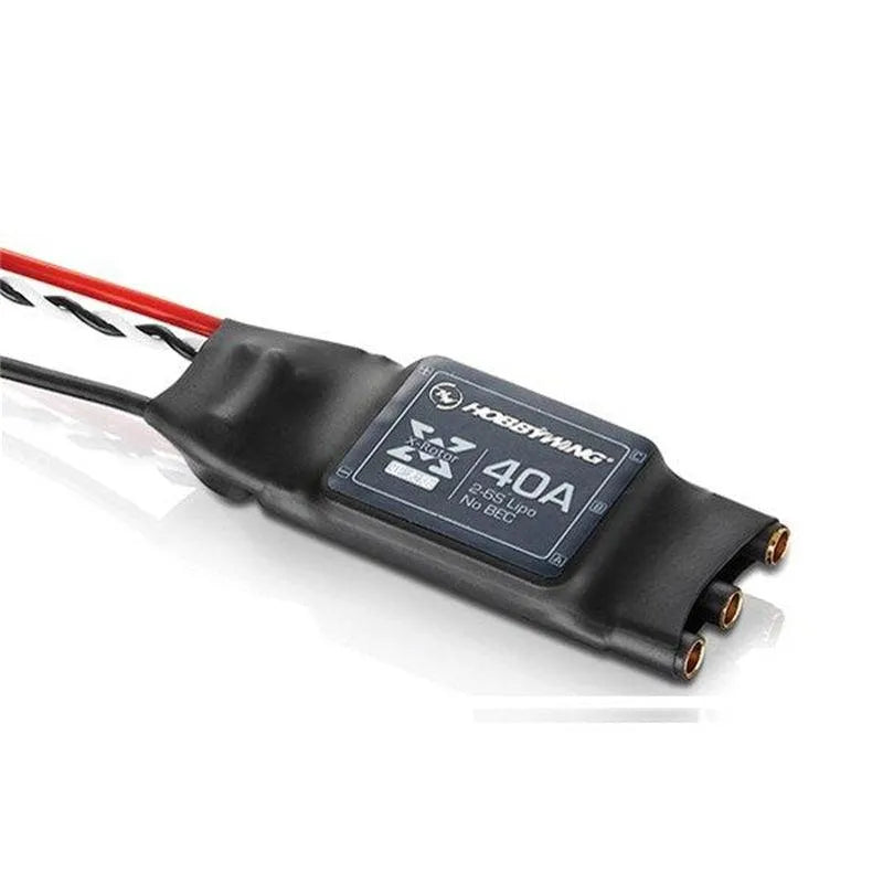 Hobbywing XRotor 40A APAC Brushless ESC for RC Multicopters - 2-6S Compatible with Motor Wire | Perfect for FPV Racing Drones and Aerial Photography