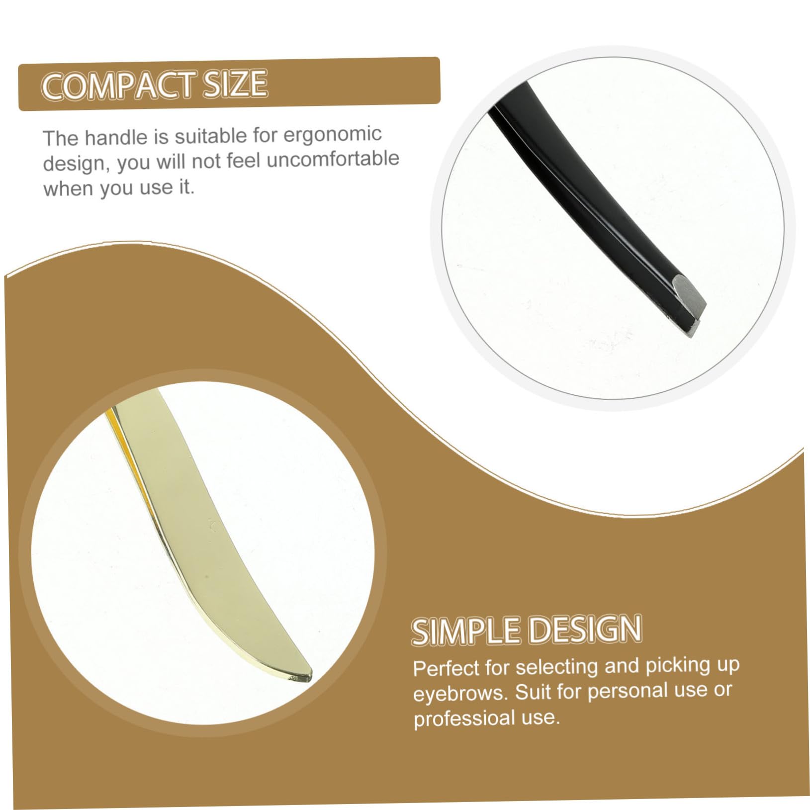 Ipetboom Ingrown Hair Tweezers 3-Piece Set - Precision Eyebrow Tweezers & Blackhead Remover Tool for Women - Perfect for Eyebrow Shaping, Ingrown Hair Removal & At-Home Grooming
