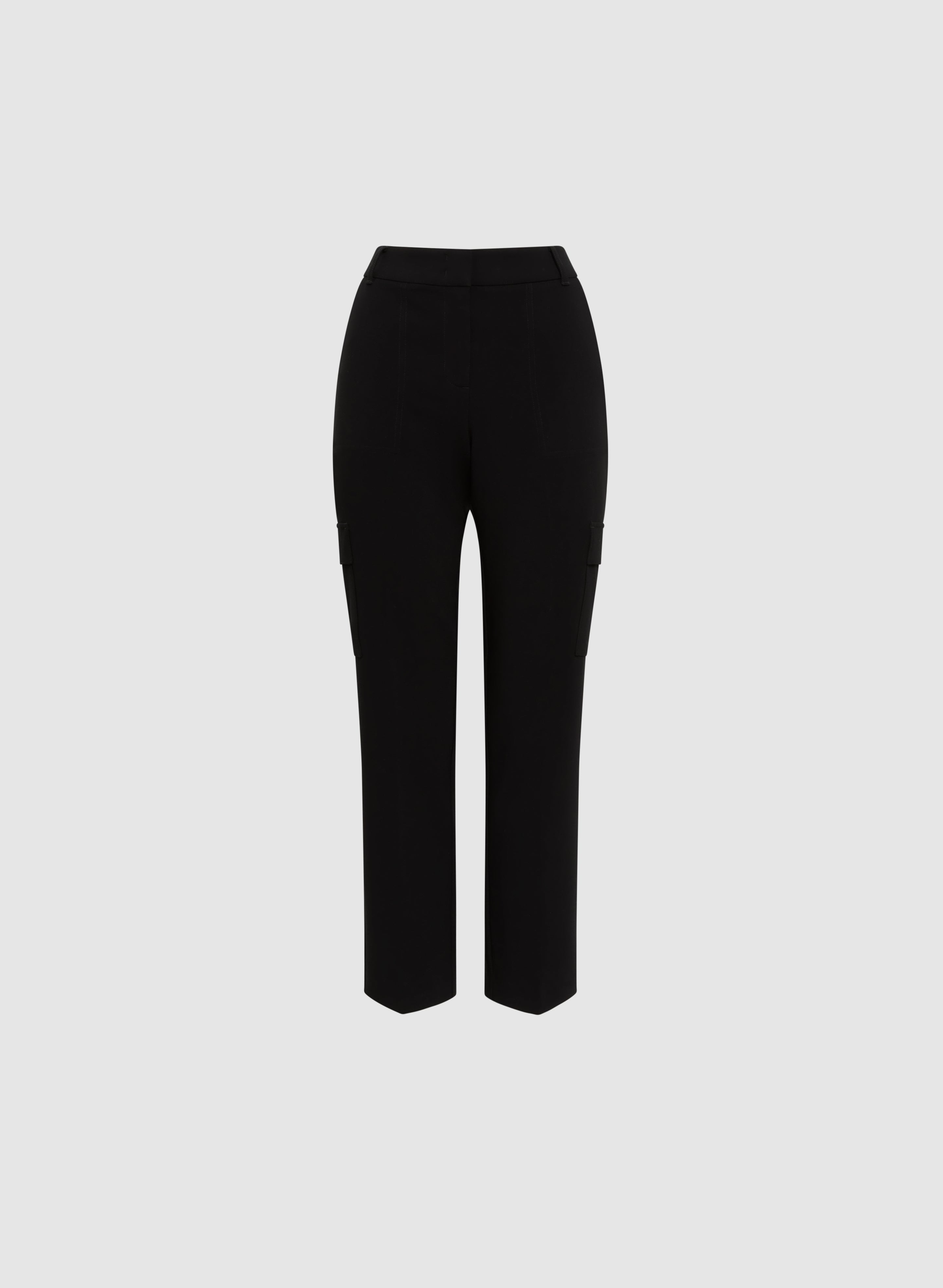 Emma Cargo Straight Leg Pants for Women - Comfortable Stretch Short Work Pants for Outdoor, Hiking & Casual Wear