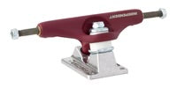 BTG Speed Burgundy Silver Standard Independent Skateboard Trucks - High Performance Skateboard Parts for Street & Park Riding