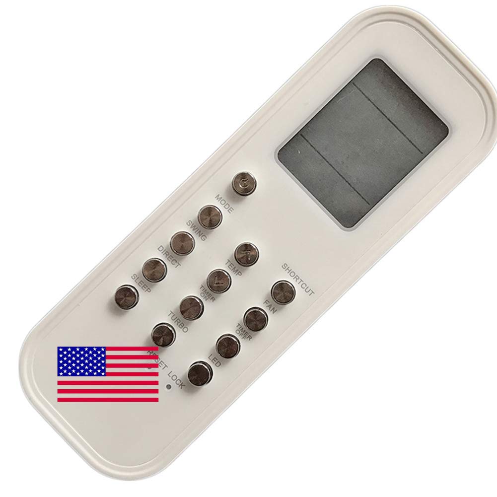 Midea Air Conditioner Remote Control Replacement RG35B/BGE RG35A/BGEF - Compatible with Midea AC Units, Backlit Display for Easy Night Use - Perfect for Home, Office, and Bedroom Cooling