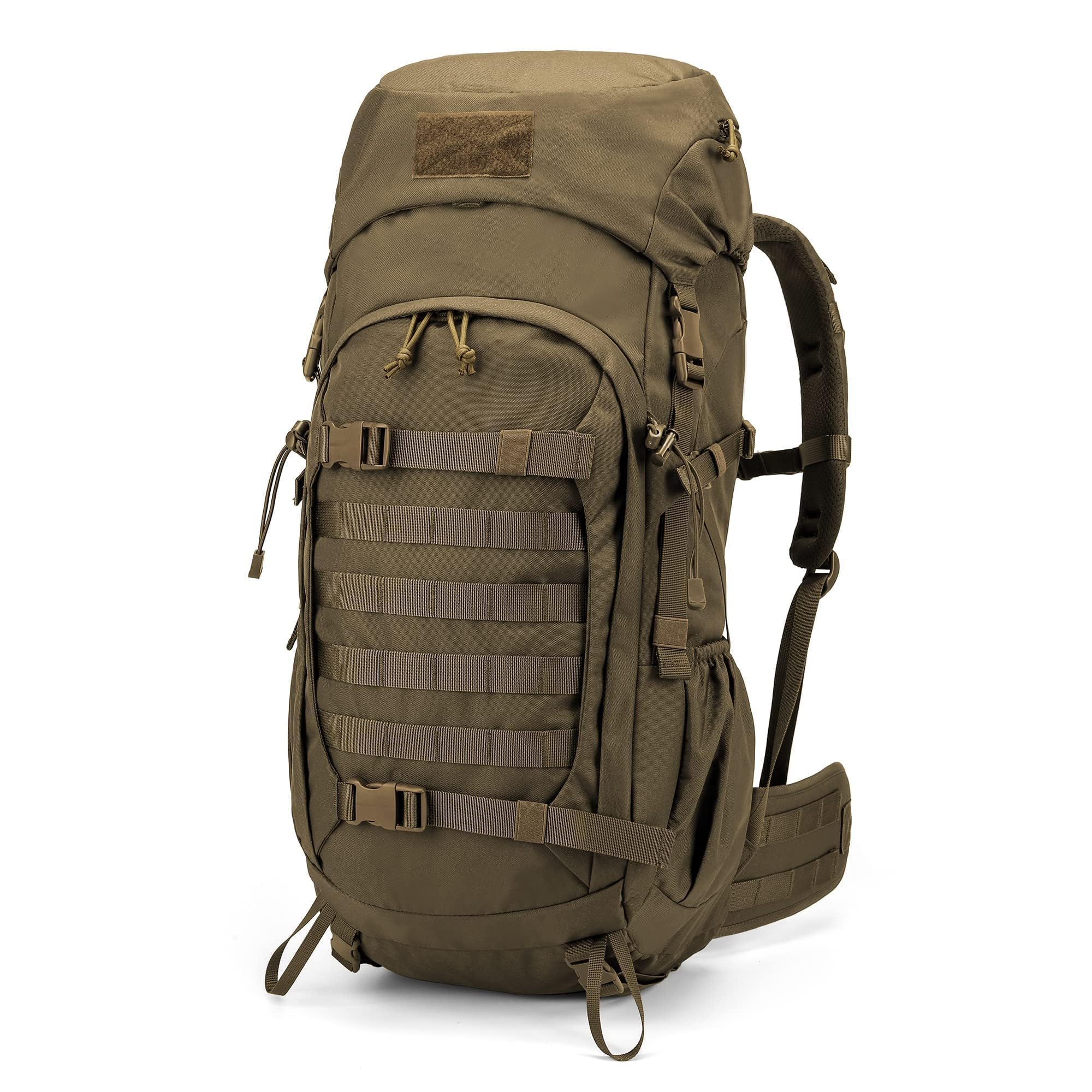Mardingtop 50L Hiking Backpack with Rain Cover for Camping & Travel