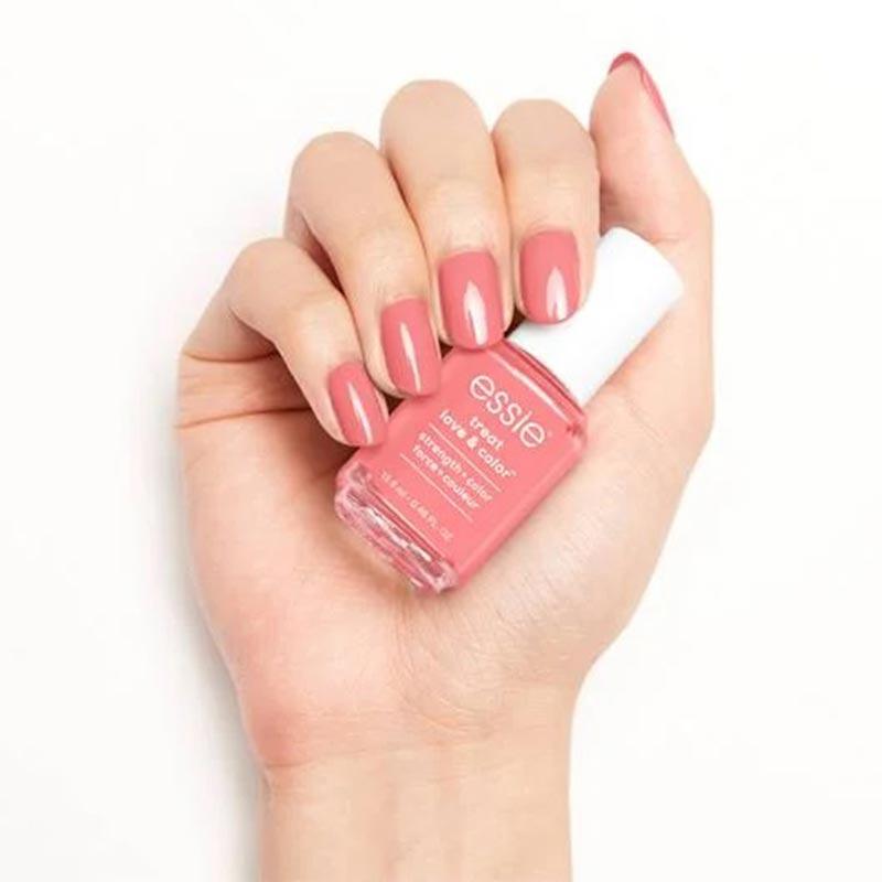 Essie Treat Love & Colour Nail Polish - Long Lasting Nail Lacquer with Nourishing Formula for Healthy Nails - Perfect for Manicures, Pedicures & At-Home Nail Care