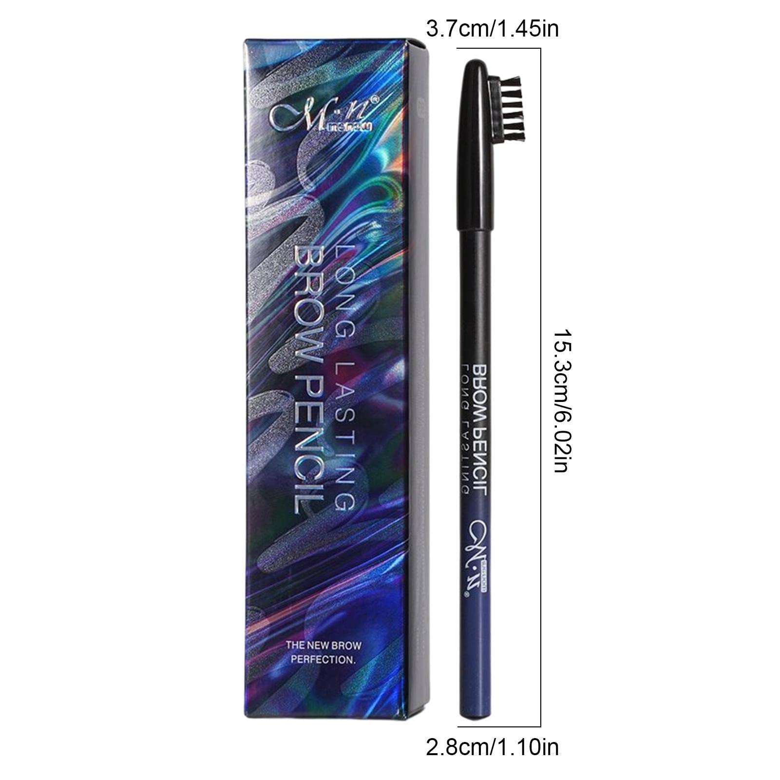 Waterproof & Smudge Proof Eyebrow Pencil with Brush - Long Lasting Eyebrow Definer for Women, Natural Look for Daily Makeup & Special Occasions