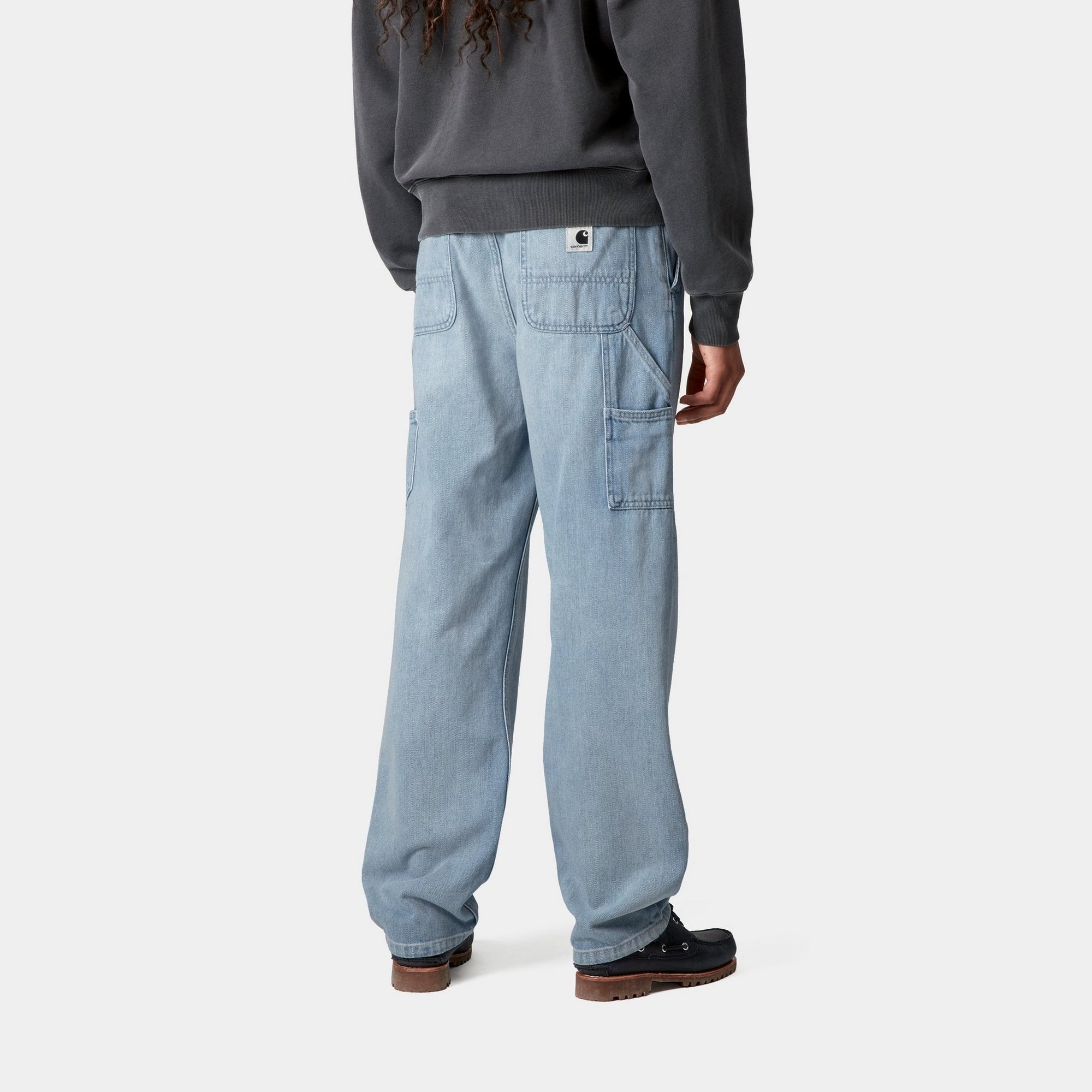 Straight Leg Pierce Denim Jeans for Women - Light Stone Washed Blue | Casual Wear, Office Outfits & Everyday Comfort