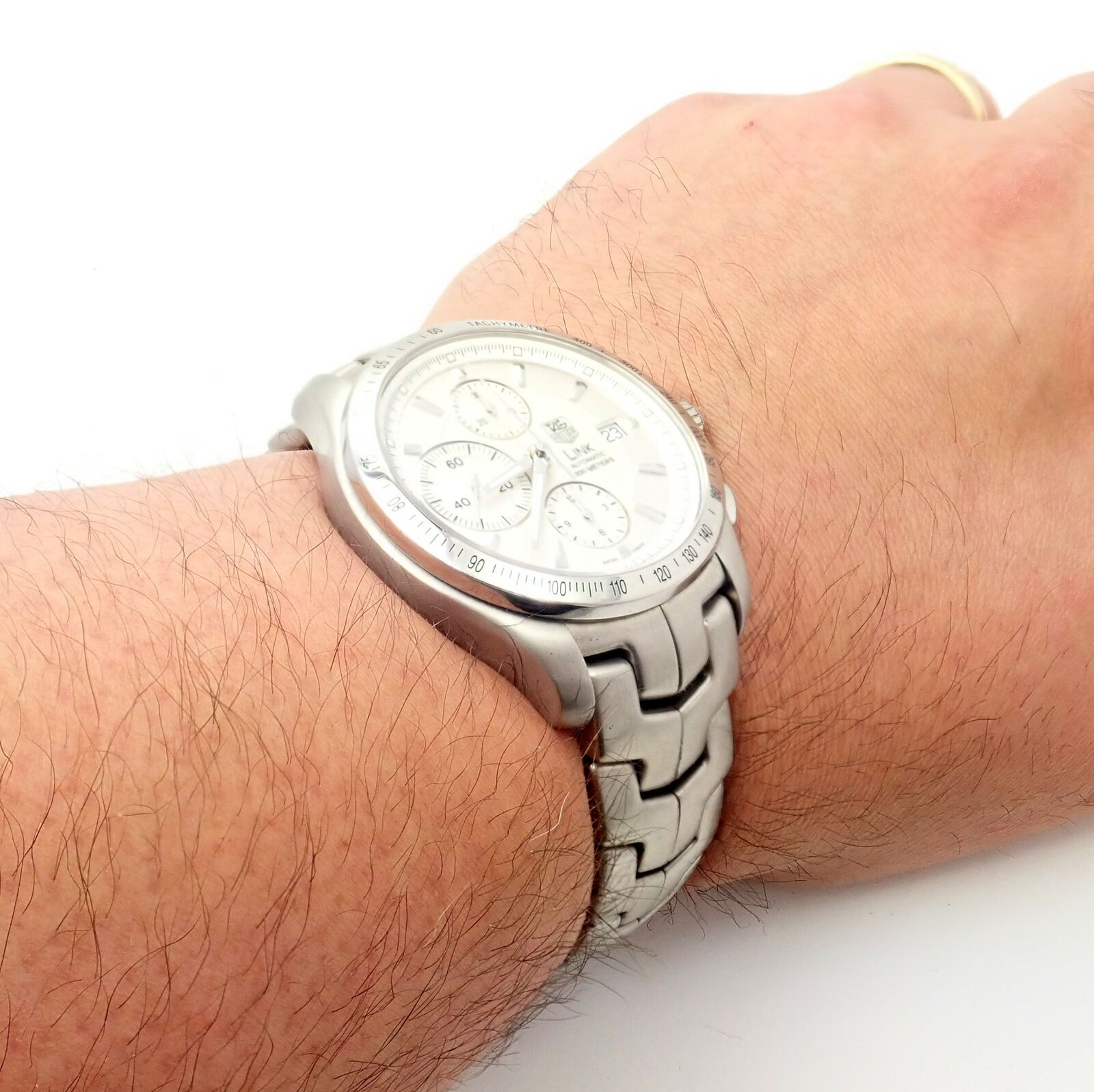 Authentic Tag Heuer Link Automatic Calibre 16 CJF2111 Men's Luxury Watch - Perfect for Business, Formal Events & Special Occasions