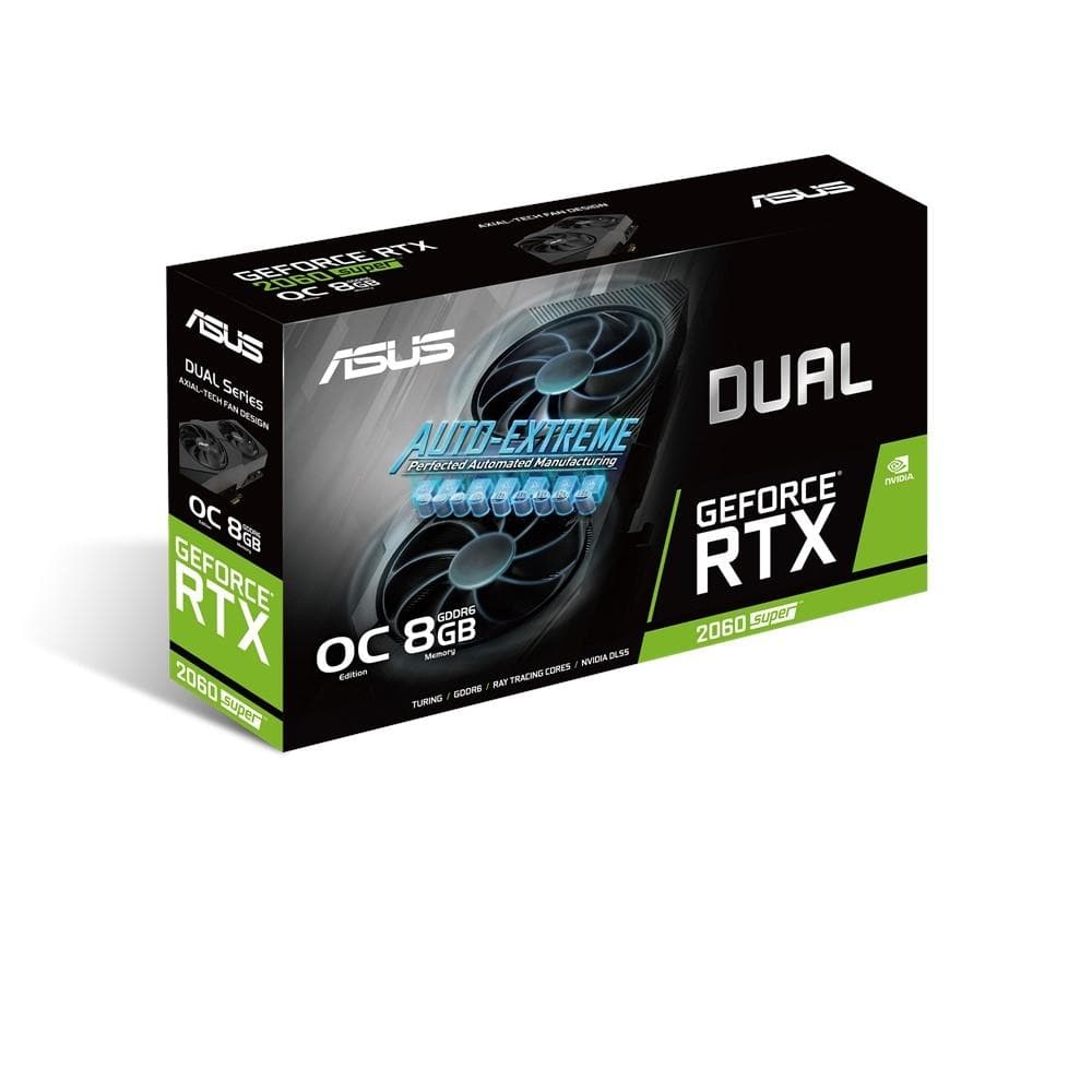 ASUS DUAL GeForce RTX 2060 Super 8GB GDDR6 EVO V2 Gaming Graphics Card - 3 Year Warranty - Perfect for 1080p & 1440p Gaming, VR, and Content Creation