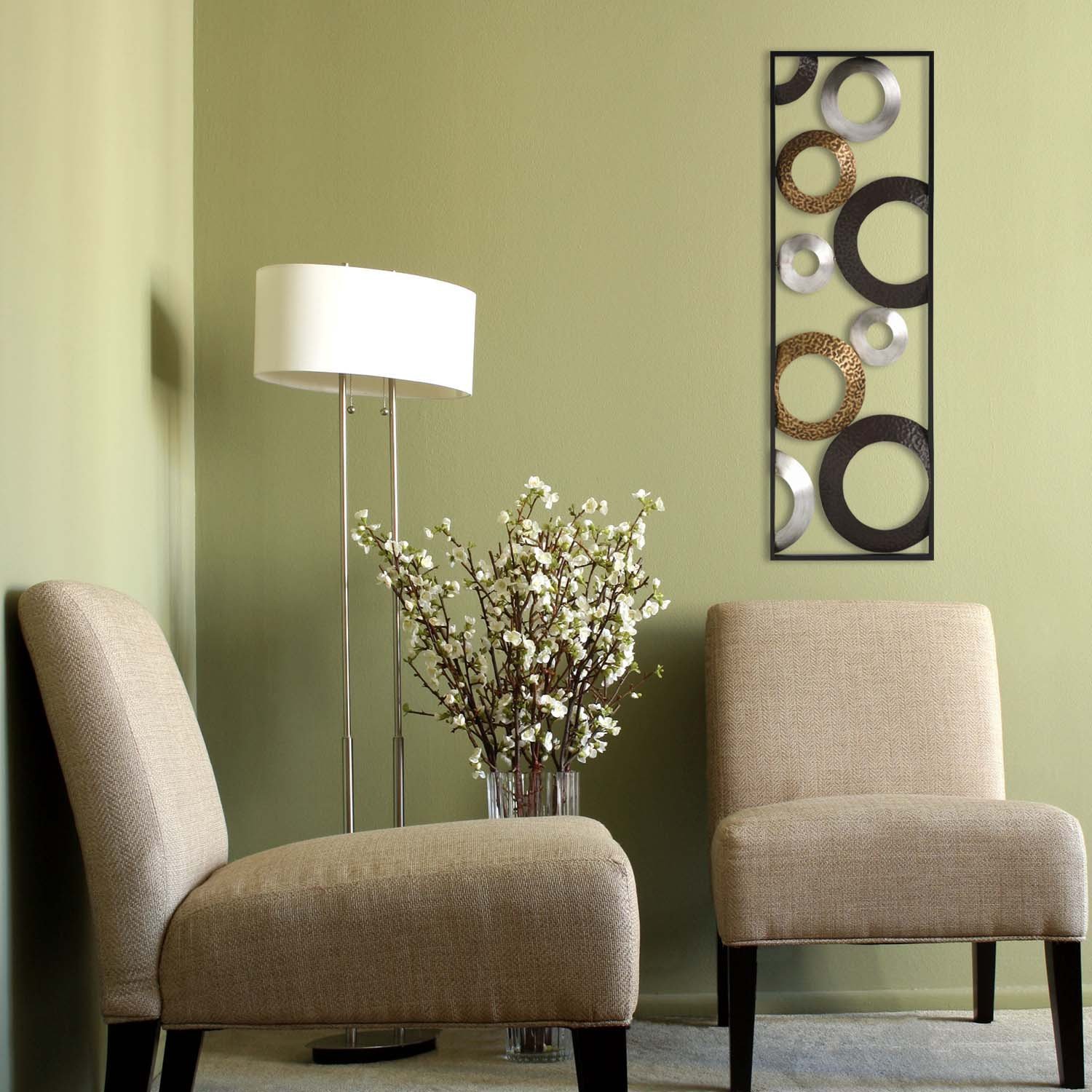 Stratton Home Decor SHD0241 Multi-Metallic Wall Art - 12