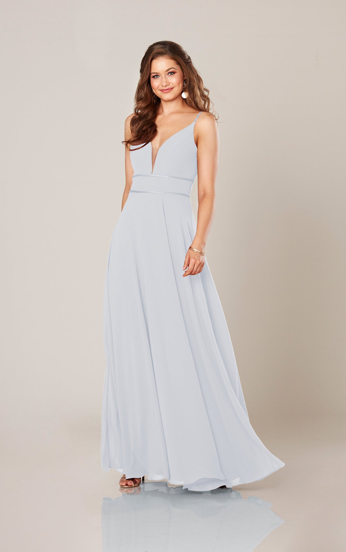 Elegant Dallas Chiffon & Satin Dress - Perfect for Weddings, Parties & Special Occasions | Flowy & Luxurious Fabric for Women's Formal Wear