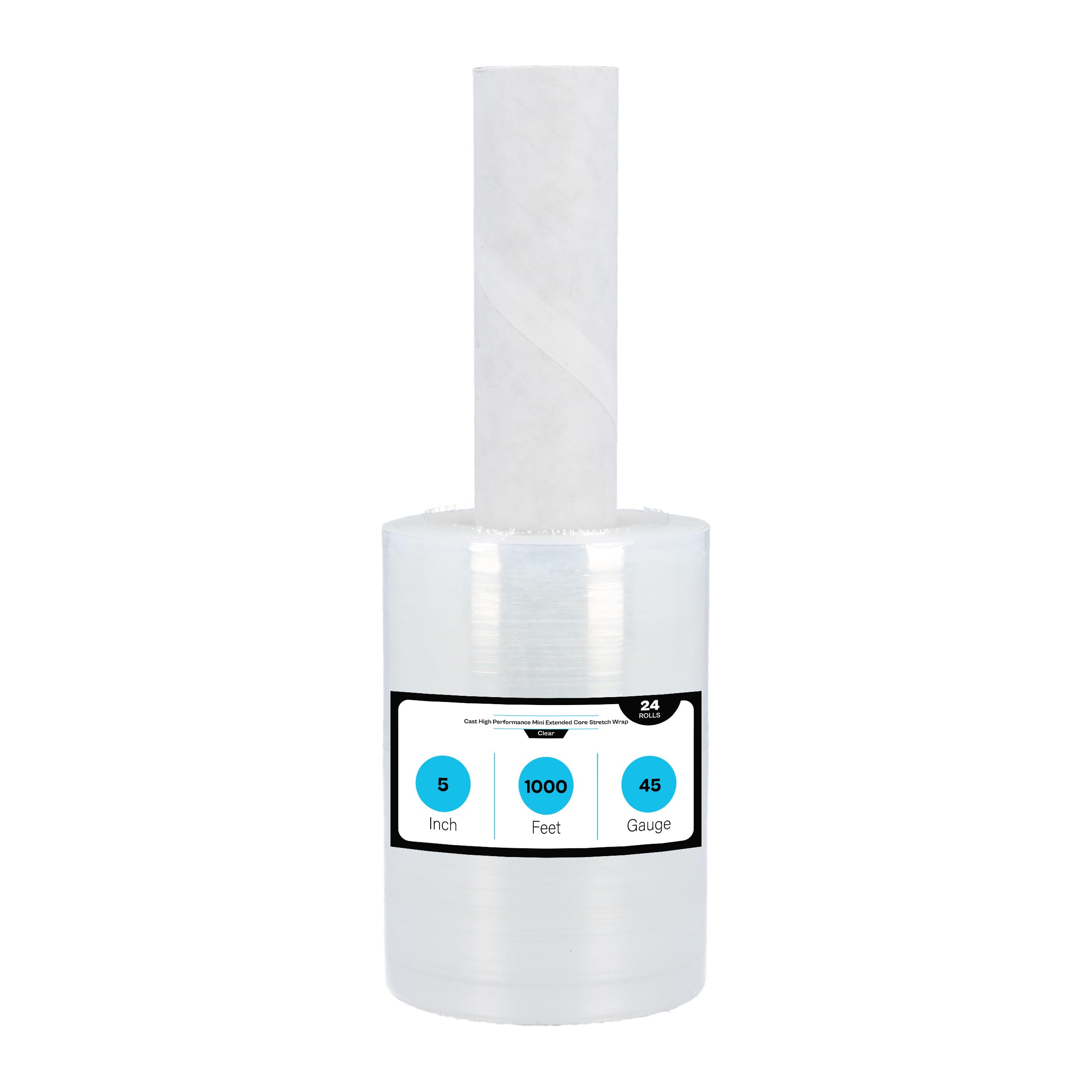 MMBM Mini Stretch Wrap with Handles - 24 Pack, 5